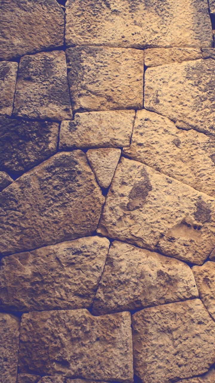 Обои каменная стена, текстура, стена, узор, рок в разрешении 720x1280