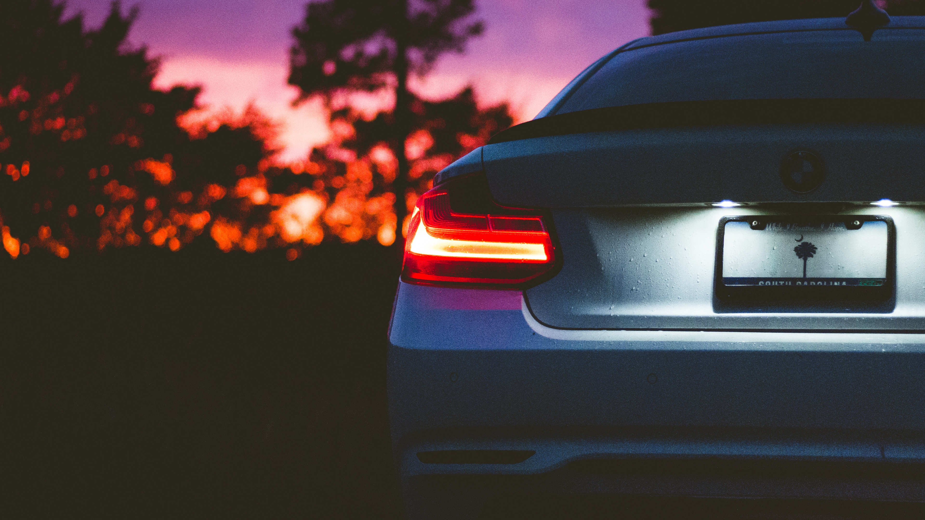 Обои авто, автомобильное освещение, свет, автомобиль, видео в разрешении 3840x2160