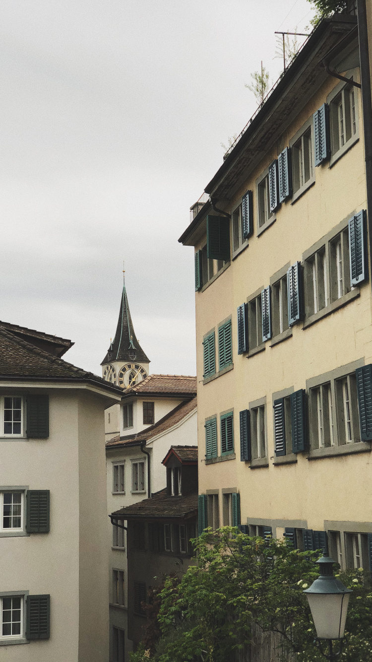 Обои Grossmnster, окно, фасад, соседство, здание в разрешении 750x1334