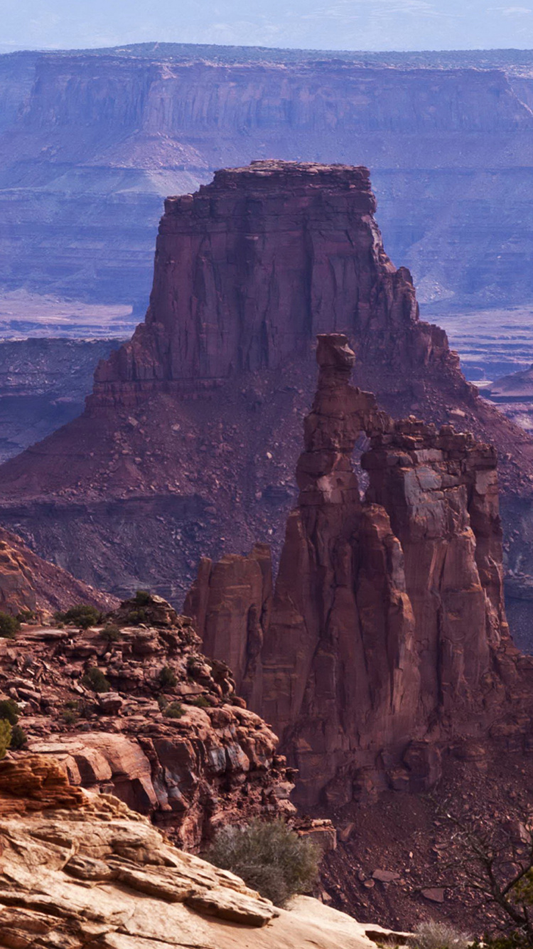 Обои бесплодные земли, Арка Меса, формирование, бьютт, рок в разрешении 750x1334