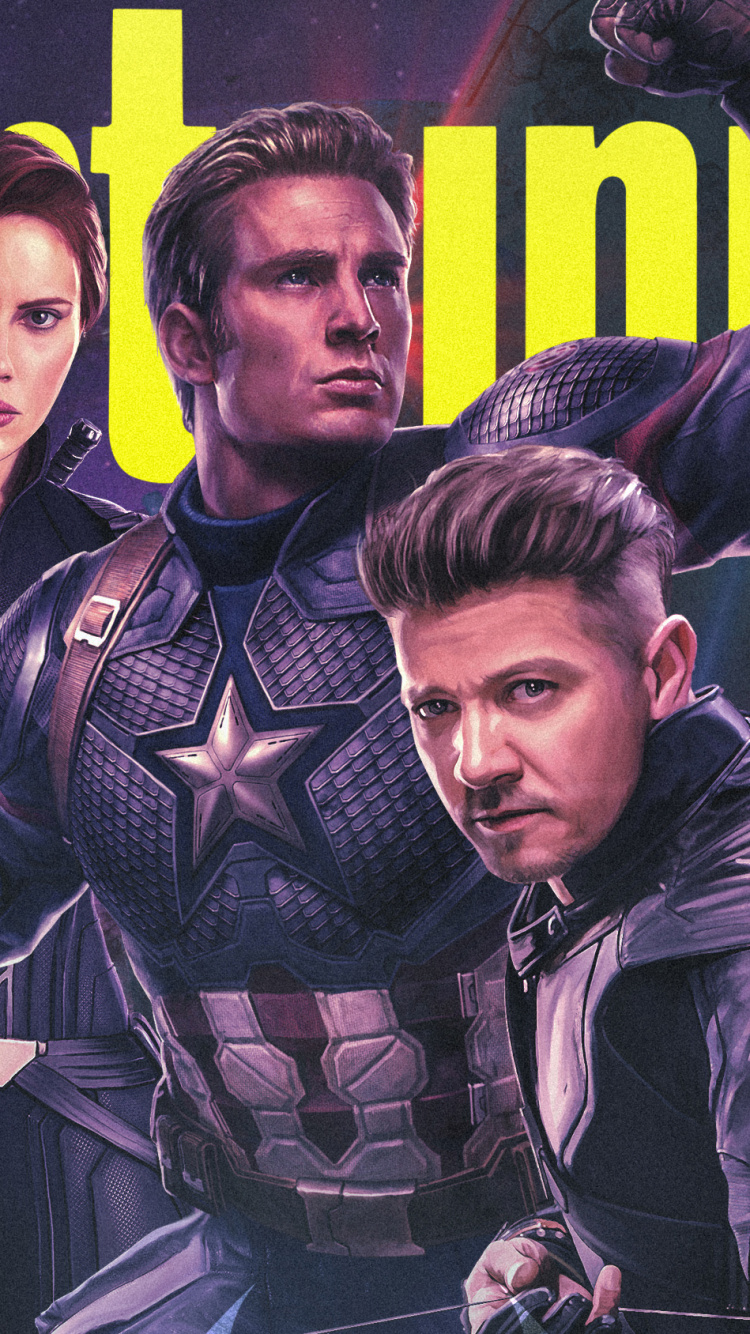 Обои мстители, команда, вымышленный персонаж, Клинт Бартон, кино в разрешении 750x1334