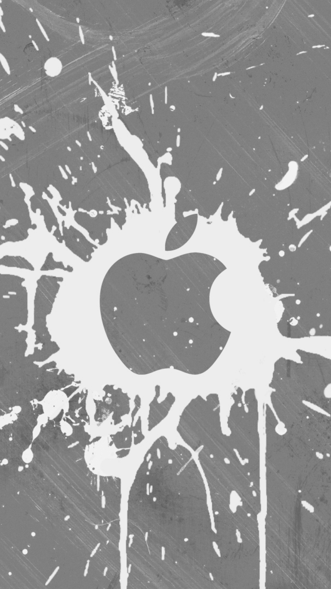 Обои apple, черный, монохромный, дизайн, узор в разрешении 1080x1920