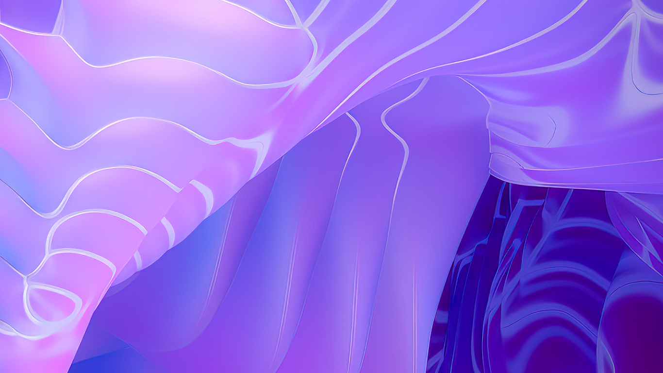 Обои фрактальное искусство, вода, пурпур, морские беспозвоночные, лазурный в разрешении 1366x768