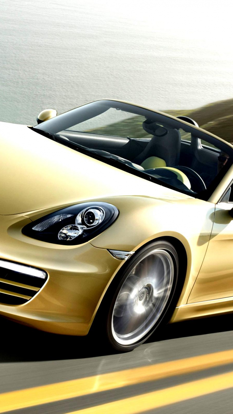 Обои porsche boxster, Порше, Порше Кайман, спорткар, авто в разрешении 750x1334