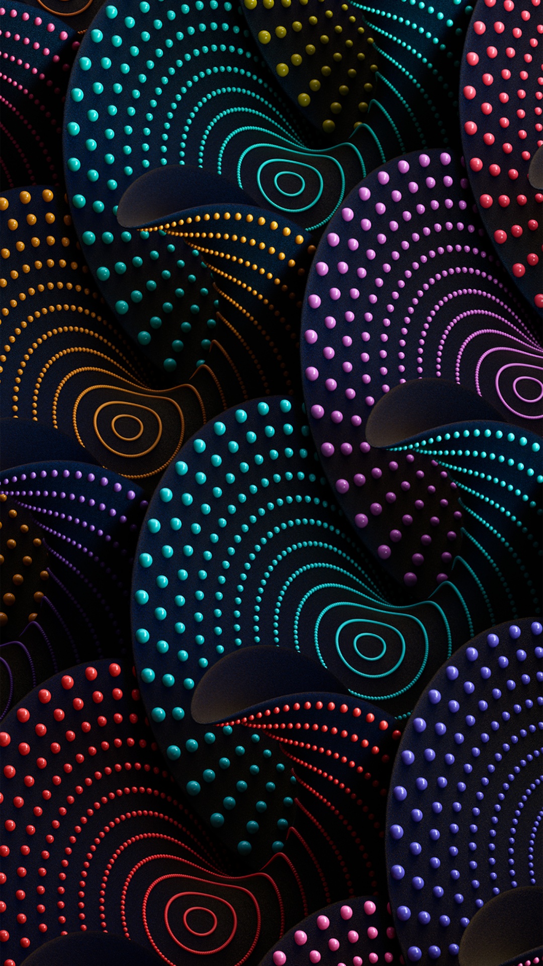 Обои узор, свет, природа, черный, арт в разрешении 1080x1920