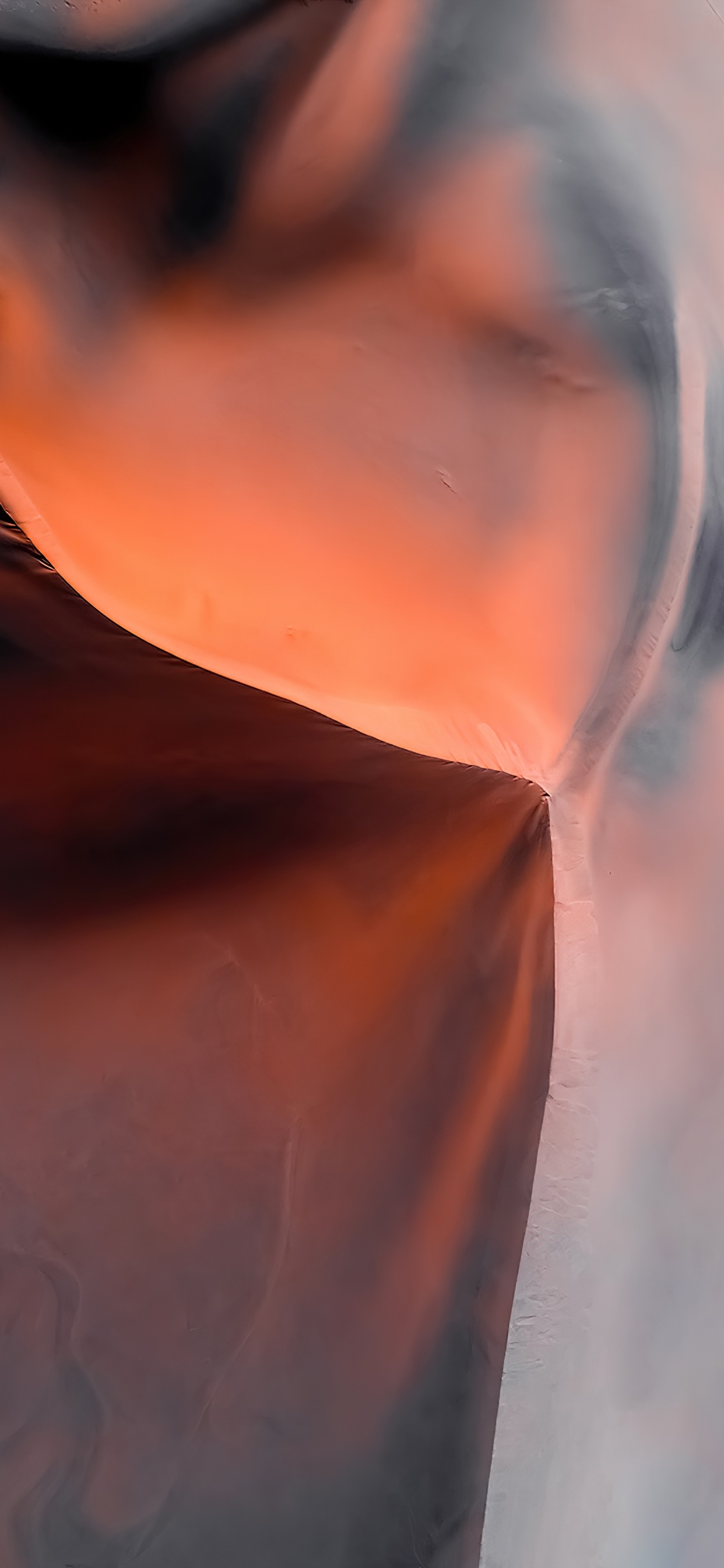 Обои женщина, визуальное искусство, Янтарь, Оранжевый цвет, полутона и оттенки в разрешении 1242x2688