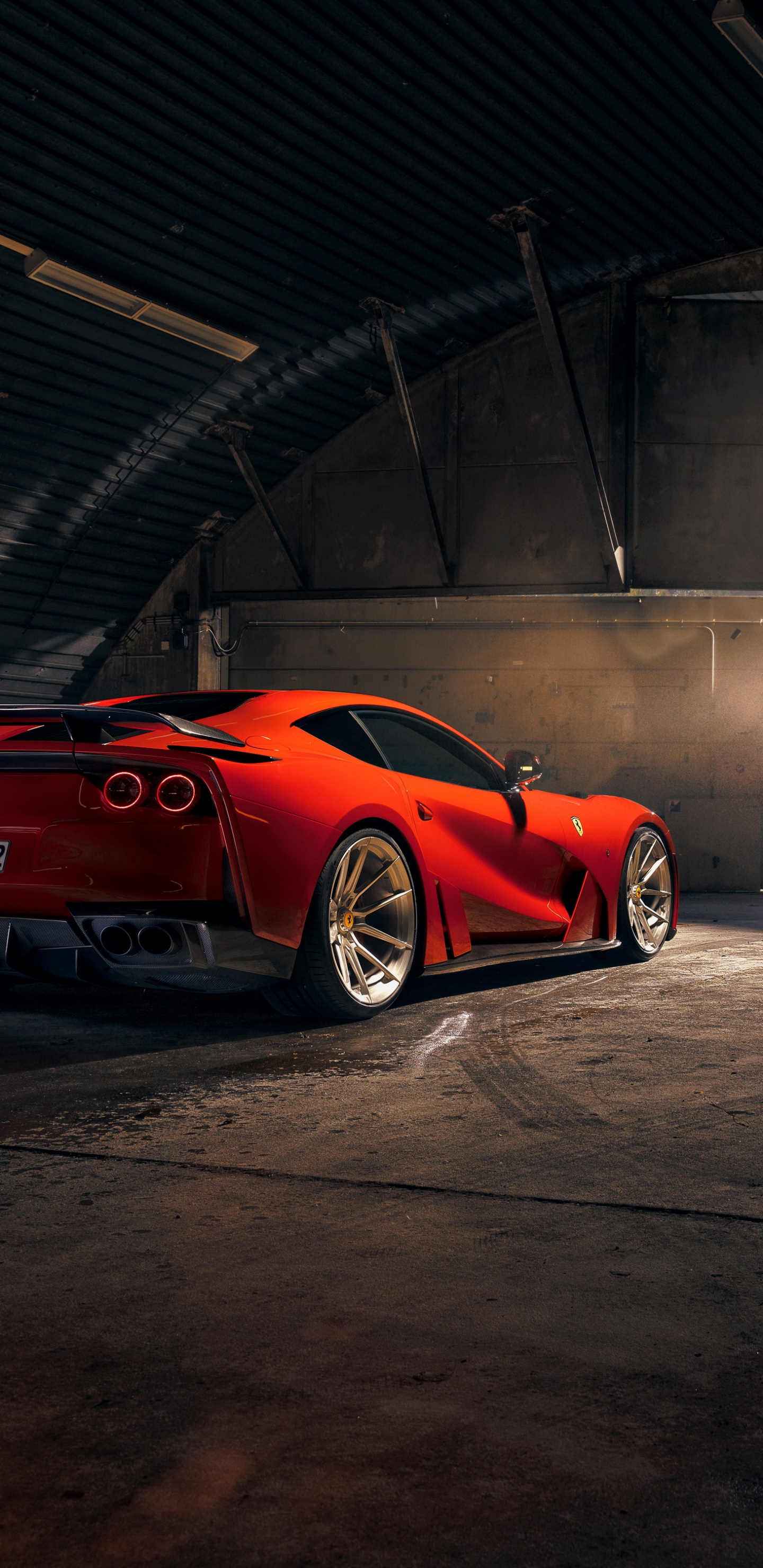 Обои авто, Ferrari, группы novitec, спорткар, кузов купе в разрешении 1440x2960