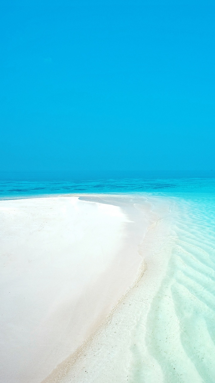 Обои море, Аква, океан, лазурный, Карибский бассейн в разрешении 720x1280