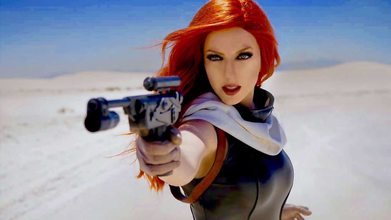 Обои Мара Джейд косплей, Мара Джейд, принцесса лея, Люк Скайуокер, звездные войны в разрешении 1280x720