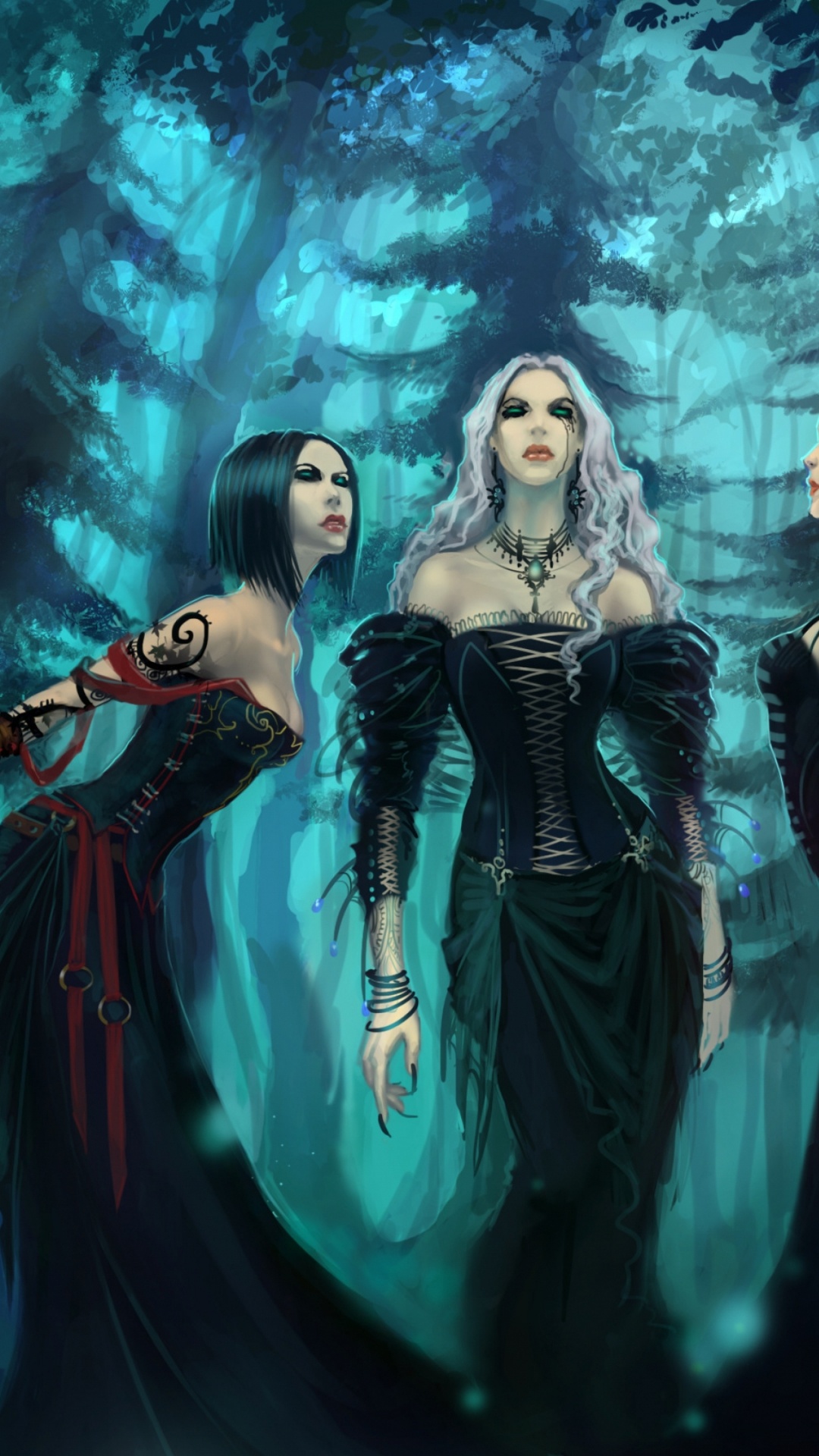 Обои колдовство, магия, заклинание, мрак, мифология в разрешении 1080x1920