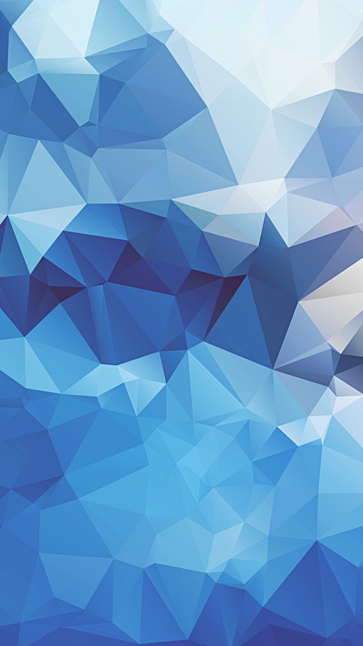 Обои Геометрическая форма, синий, узор, треугольник, лазурный в разрешении 720x1280