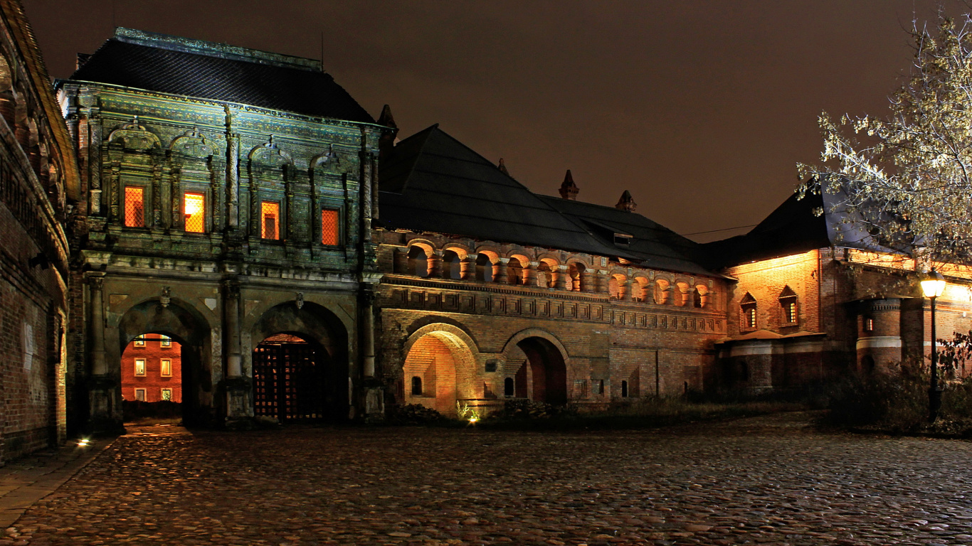 Обои Сиэтл, улица, ночь, город, городок в разрешении 1366x768