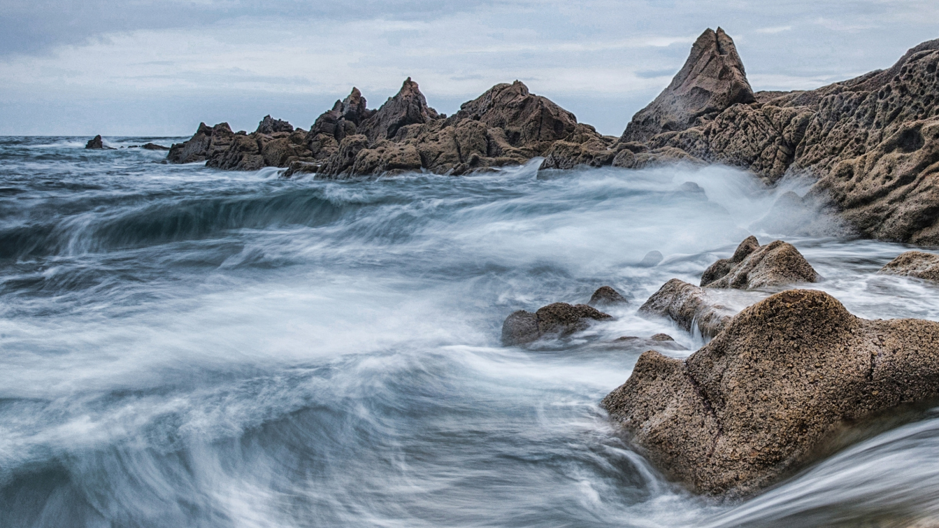 Обои море, побережье, океан, волна, берег в разрешении 1920x1080