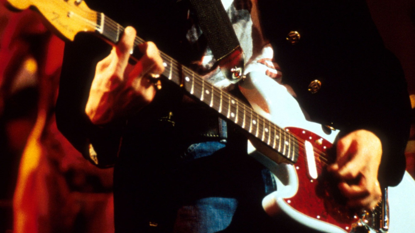 Обои нирвана, гранж, гитара, гитарист, музыкант в разрешении 1366x768