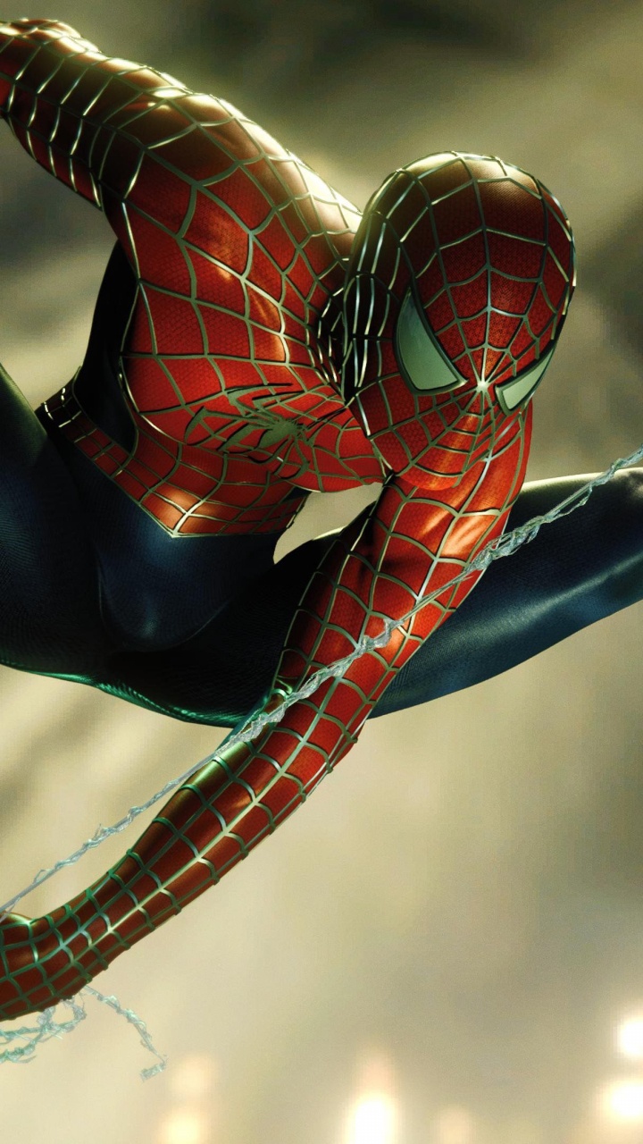 Обои человек-паук, супергерой, растение, вселенная Marvel, видеоигра в разрешении 720x1280