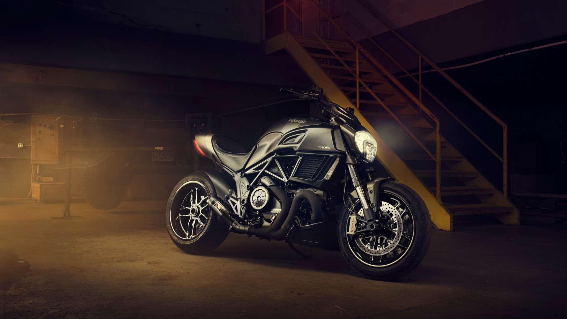 Обои ducati diavel, дукати diavel углерода, мотоцикл, ducati, автомобильные шины в разрешении 1920x1080
