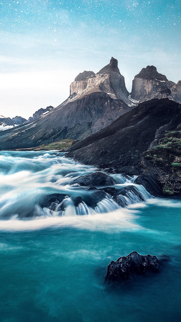 Обои природный ландшафт, природа, гора, горный рельеф, вода в разрешении 720x1280