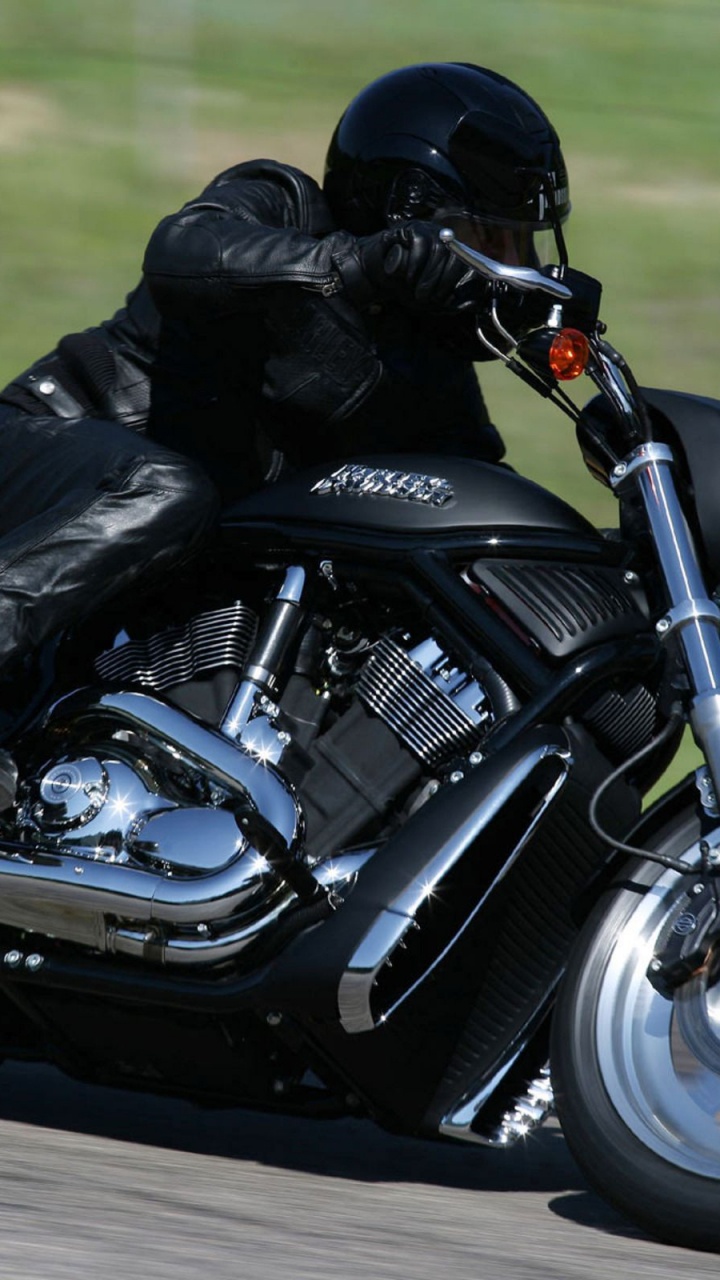 Обои Харли Дэвидсон ночь род, мотоцикл, Харлей-Дэвидсон Супер Глайд, авто, мотоспорт в разрешении 720x1280