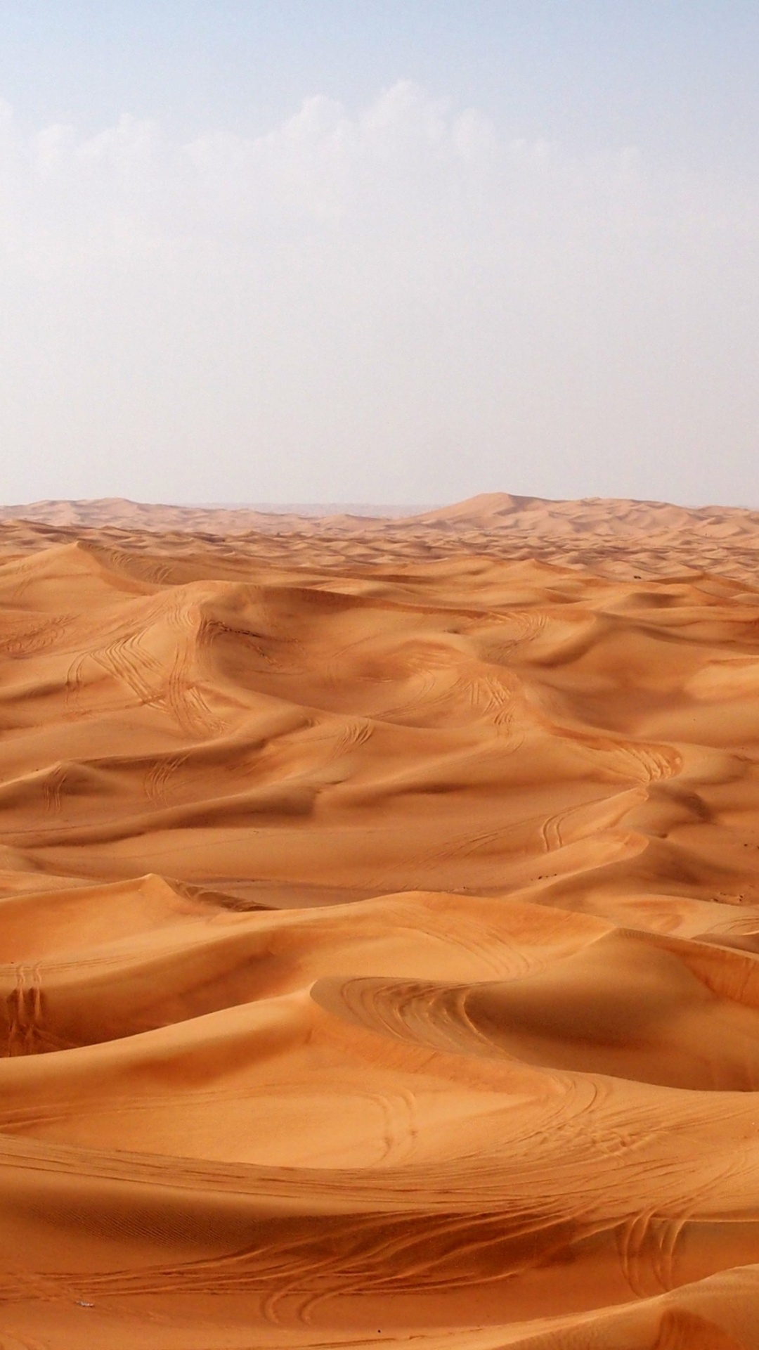 Обои пустыня, песок, эрг, эолийские рельефы, Дюна в разрешении 1080x1920