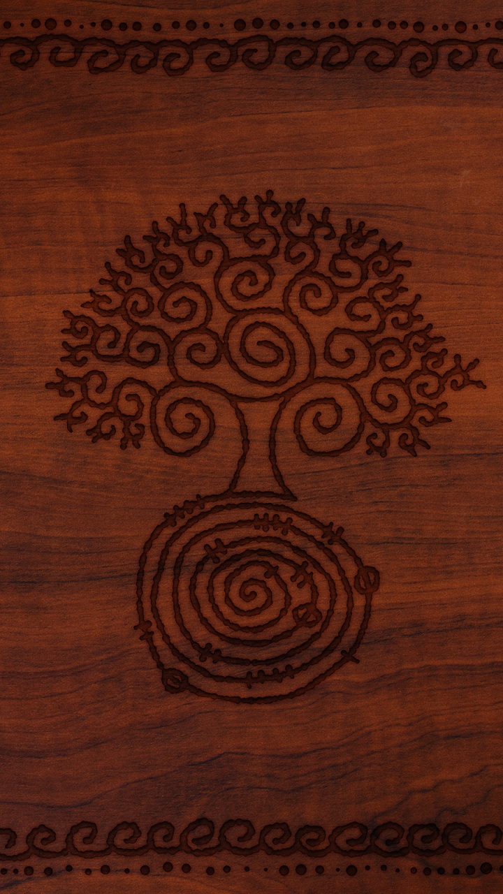 Обои древесина, коричневый цвет, узор, твердая древесина, морилка в разрешении 720x1280