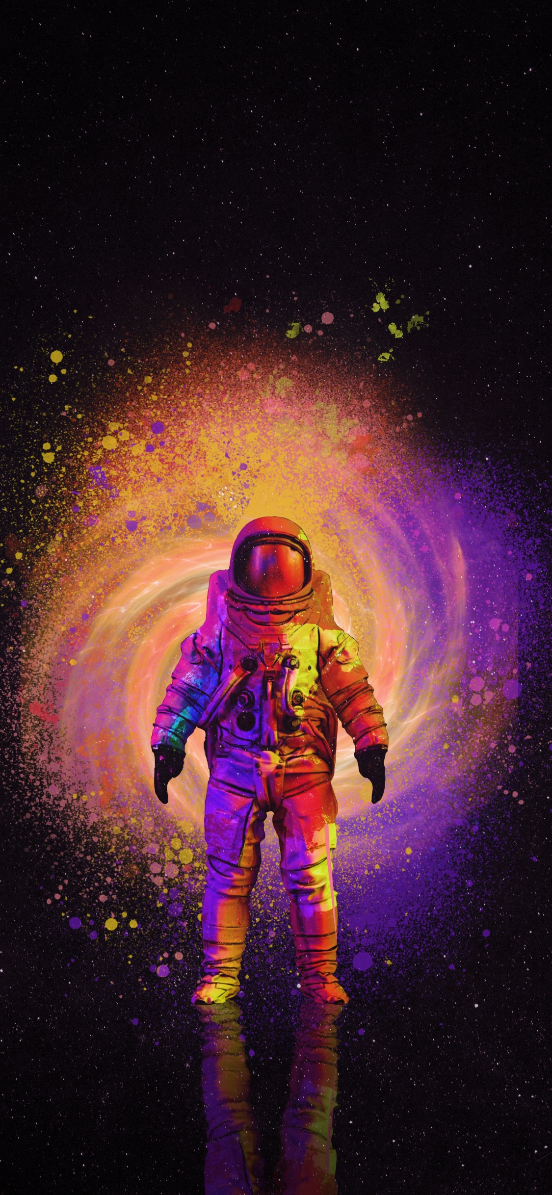 Обои атмосфера, графический дизайн, развлечение, арт, астрономический объект в разрешении 1125x2436