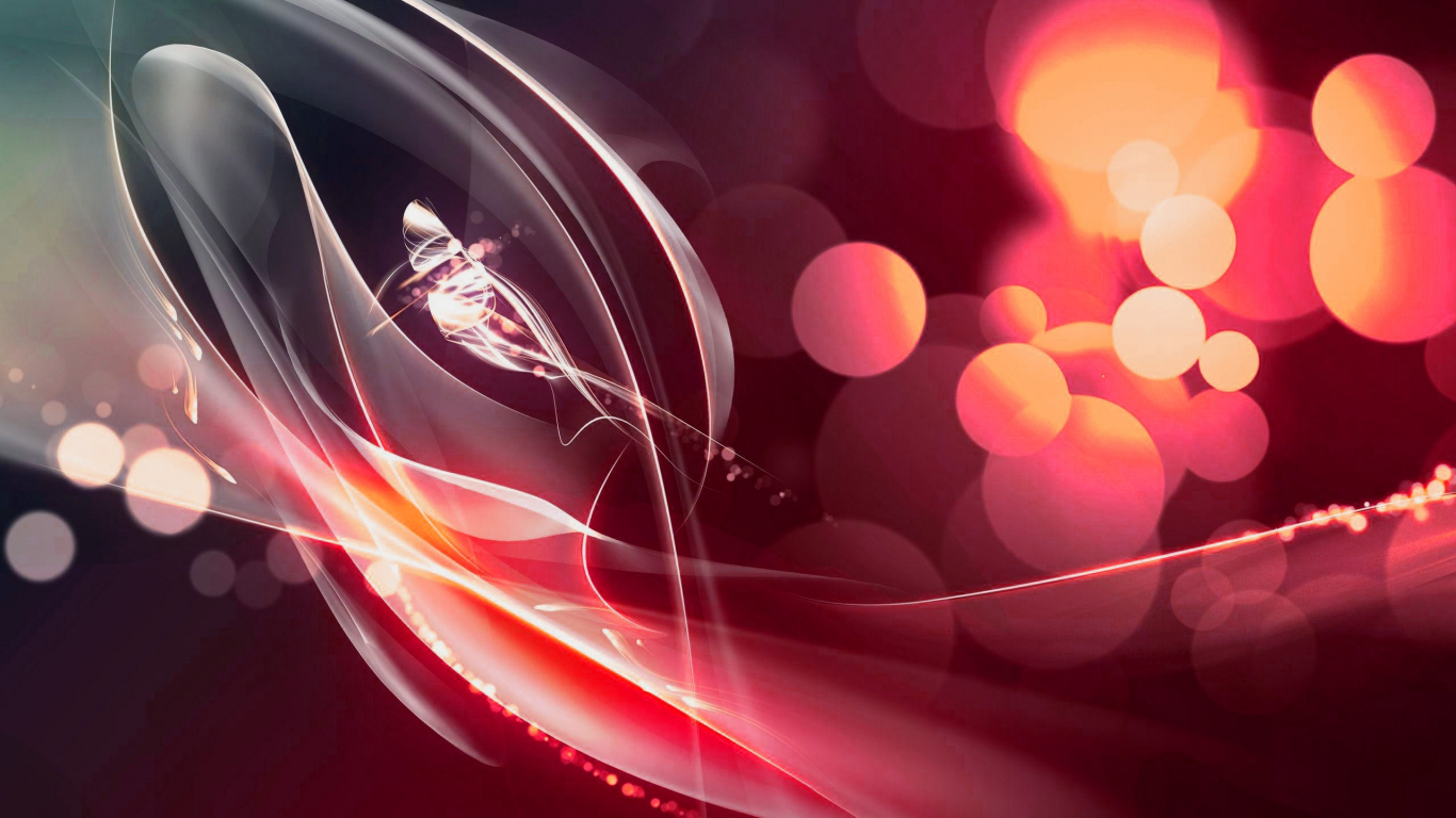 Обои красный цвет, розовый, свет, дизайн, макро фотография в разрешении 1366x768