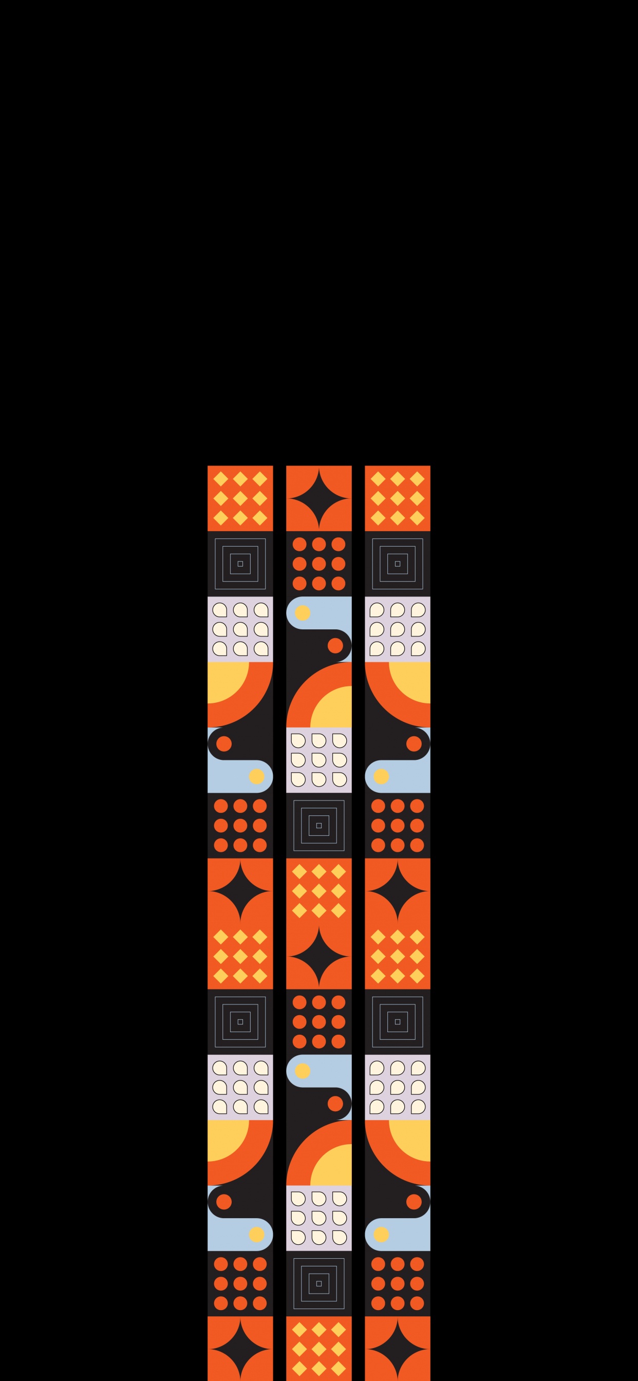 Обои окно, полутона и оттенки, символ, узор, прямоугольник в разрешении 1242x2688