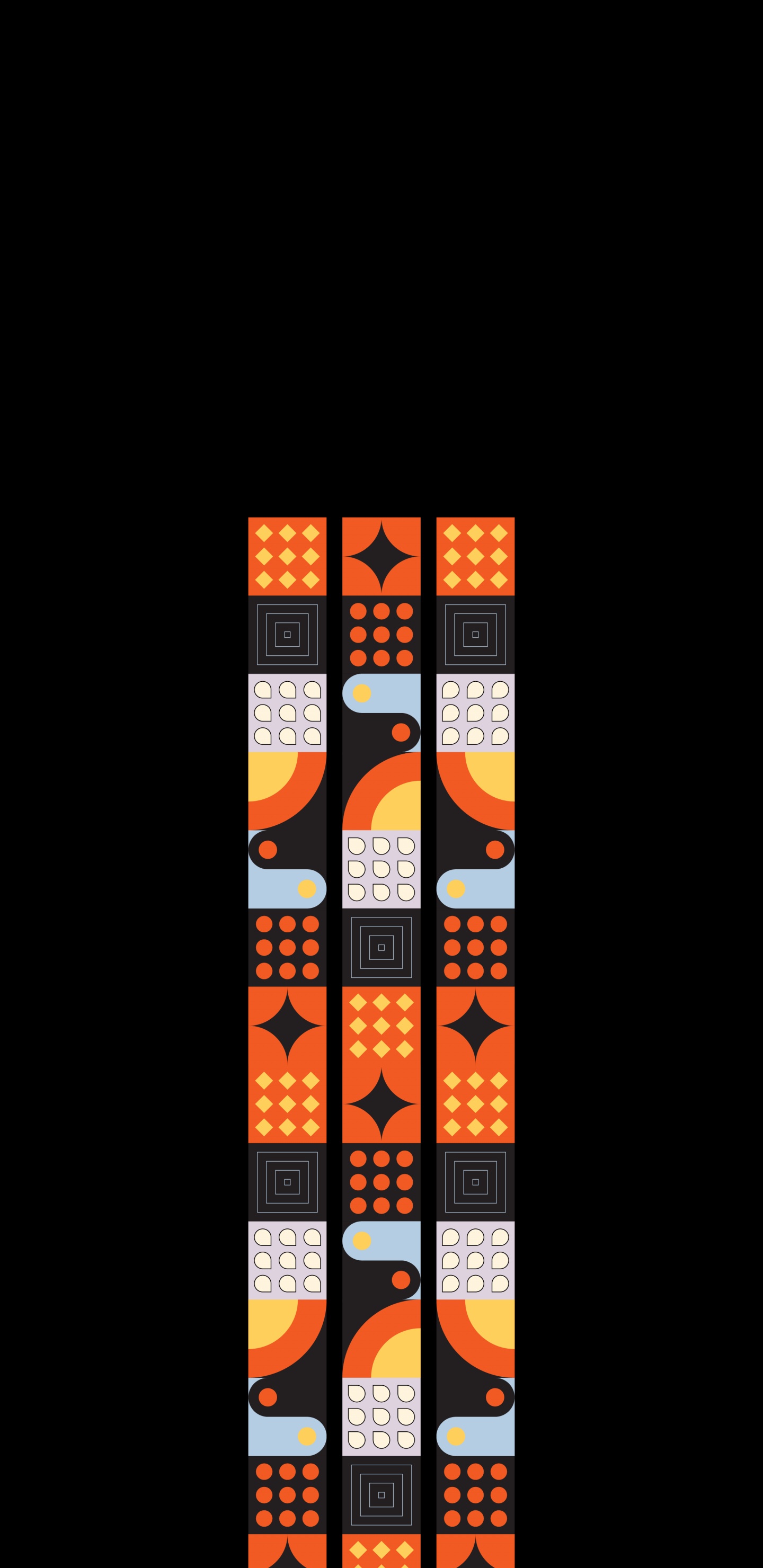 Обои окно, полутона и оттенки, символ, узор, прямоугольник в разрешении 1440x2960