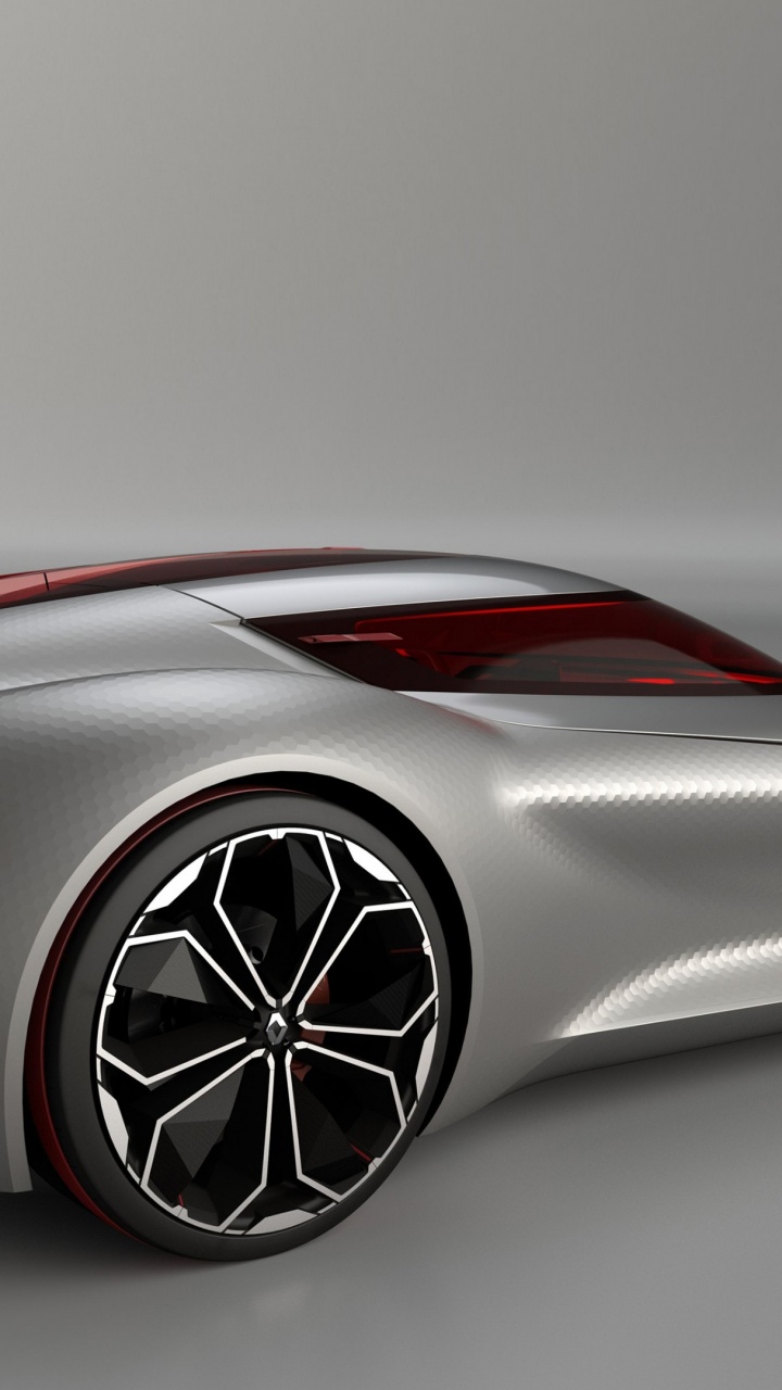 Обои Рено Трезор, Рено, авто, спорткар, автомобиль концепции в разрешении 720x1280