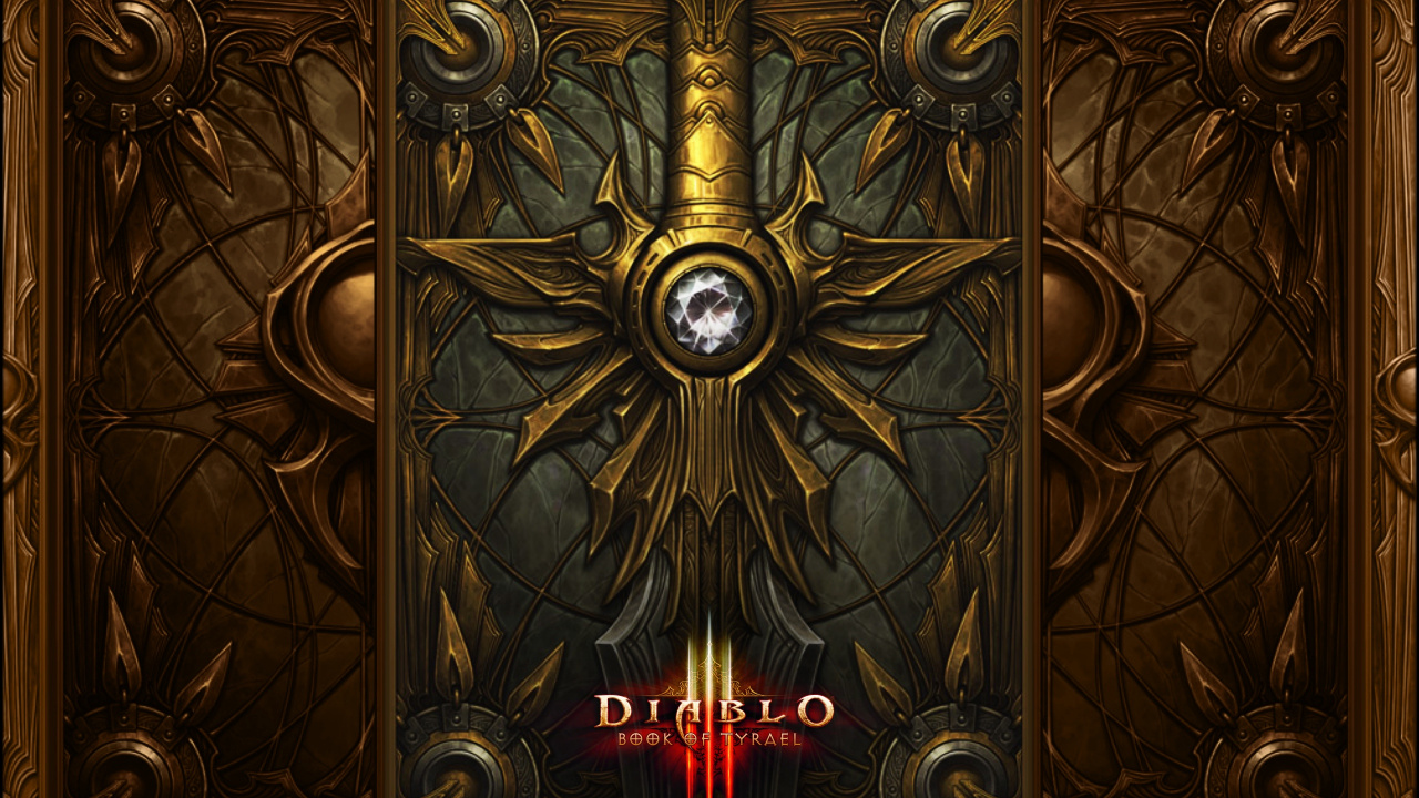 Обои Тираэль, Диабло 2, арт, темнота, игры в разрешении 1280x720