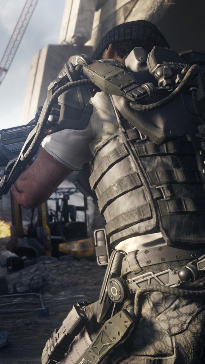 Обои call of duty advanced warfare, call of duty modern warfare 3, playstation 4, playstation 3, sledgehammer игры в разрешении 720x1280