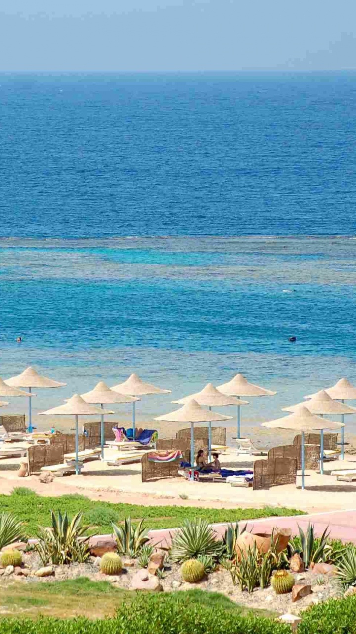 Обои Фантазия Резорт Марса Алам, прибежище, отпуск, пляж, море в разрешении 720x1280