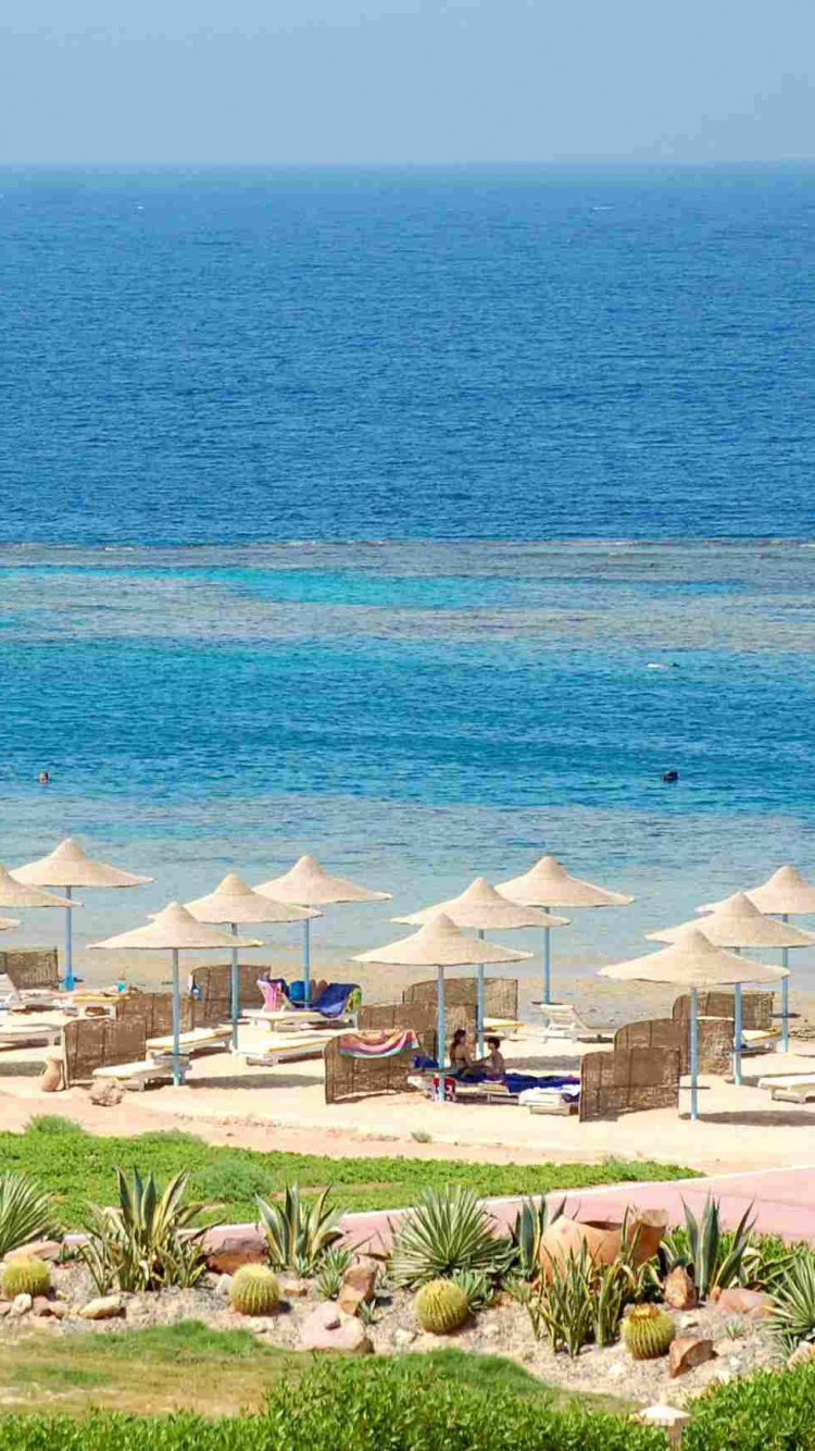 Обои Фантазия Резорт Марса Алам, прибежище, отпуск, пляж, море в разрешении 750x1334