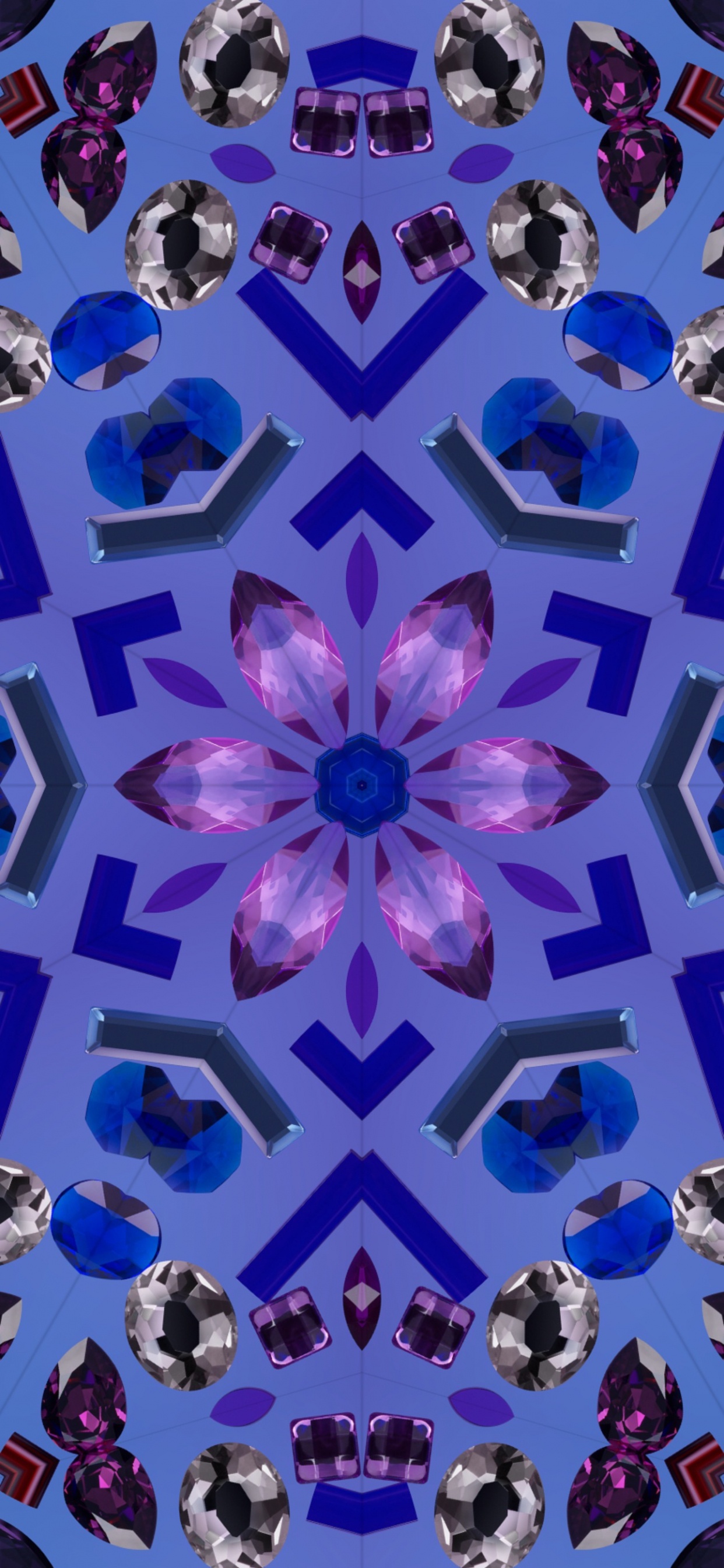 Обои яблоко, ios, калейдоскоп, apple, iOS 17 в разрешении 1242x2688