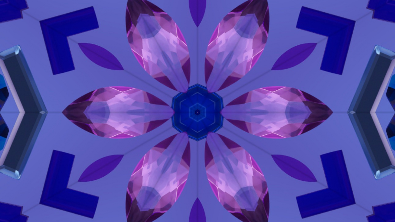 Обои яблоко, ios, калейдоскоп, apple, iOS 17 в разрешении 1280x720