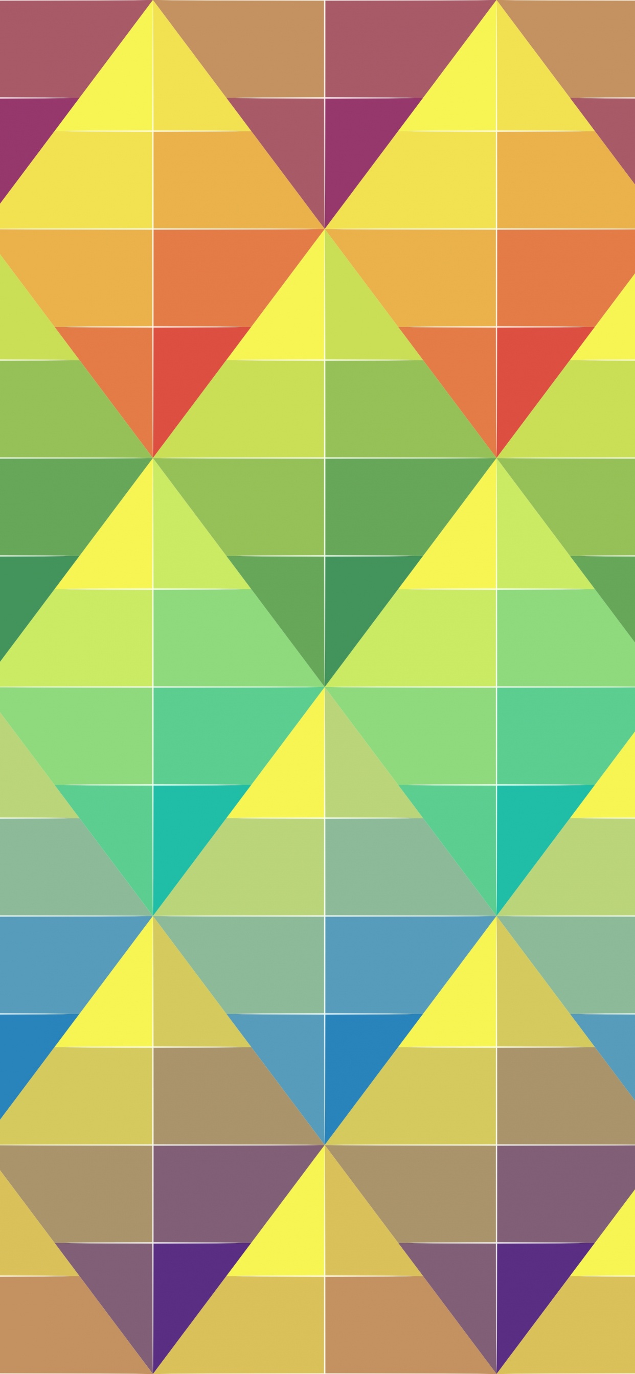 Обои фигура, треугольник, линия, желтый, узор в разрешении 1242x2688