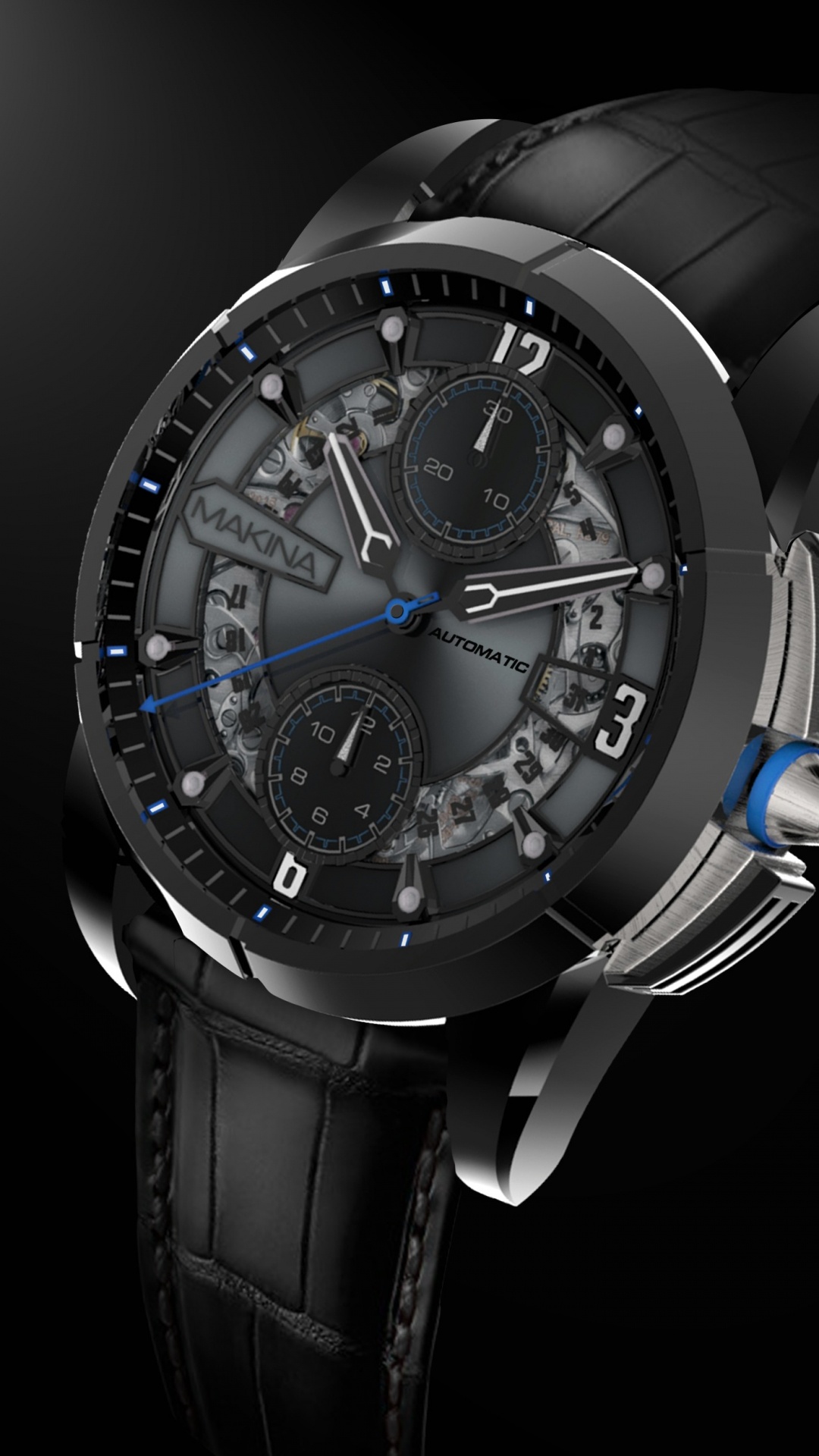 Обои часы, аналоговые часы, часы аксессуар, модный аксессуар, ремень в разрешении 1080x1920