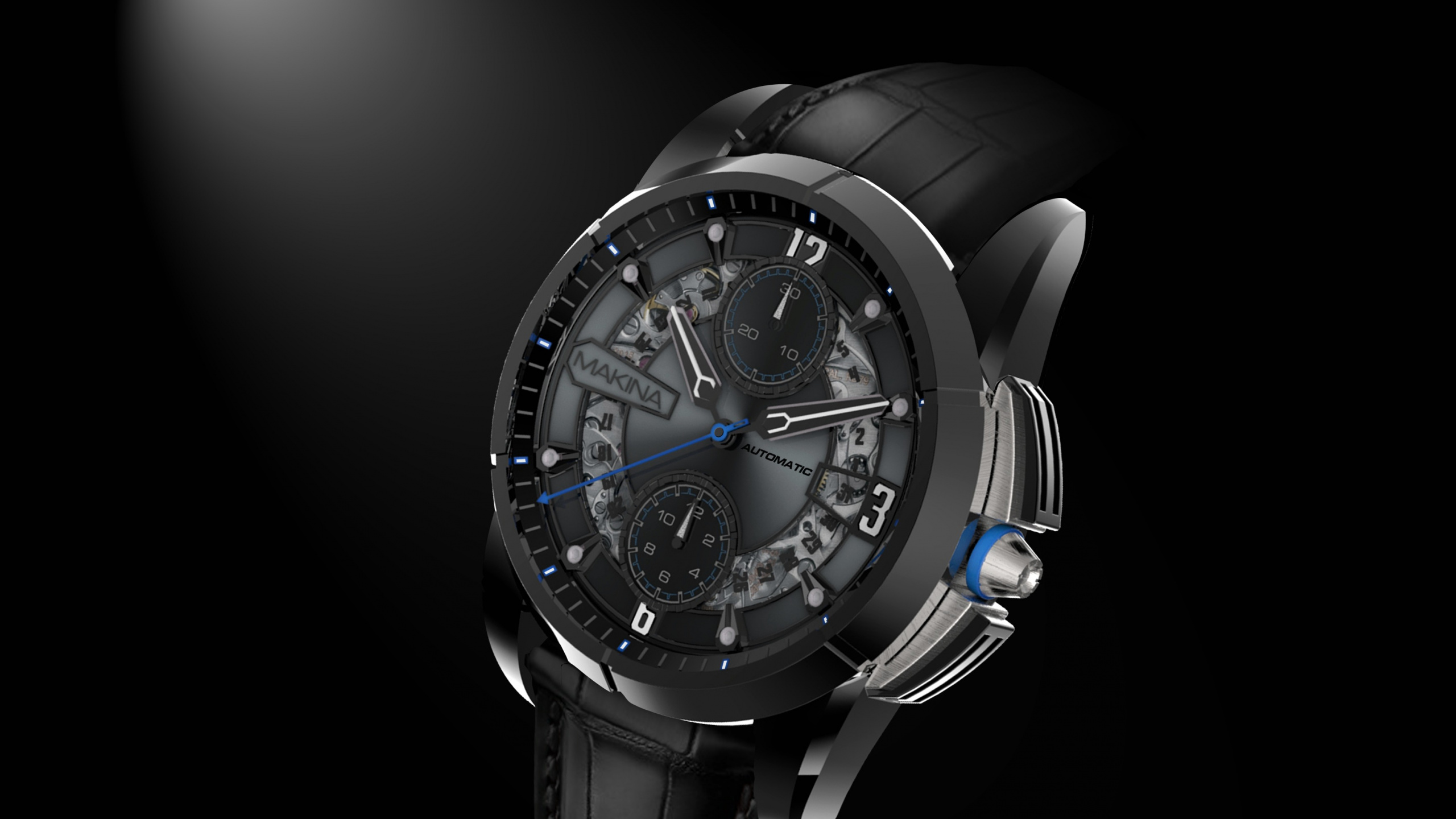 Обои часы, аналоговые часы, часы аксессуар, модный аксессуар, ремень в разрешении 2560x1440
