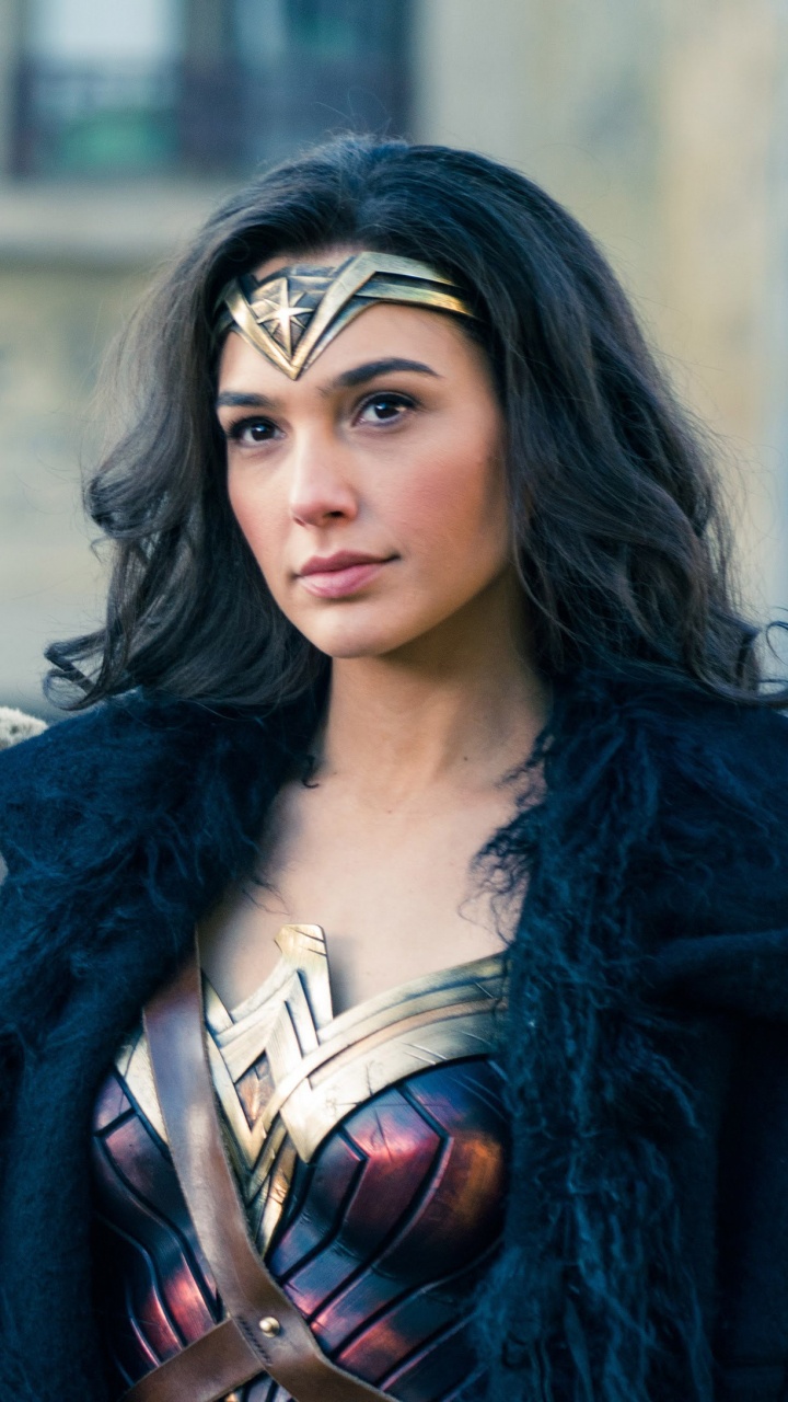 Обои чудоженщина, Гал гадот, Крис Пайн, Чудо-Женщина 1984, Стив Тревор в разрешении 720x1280