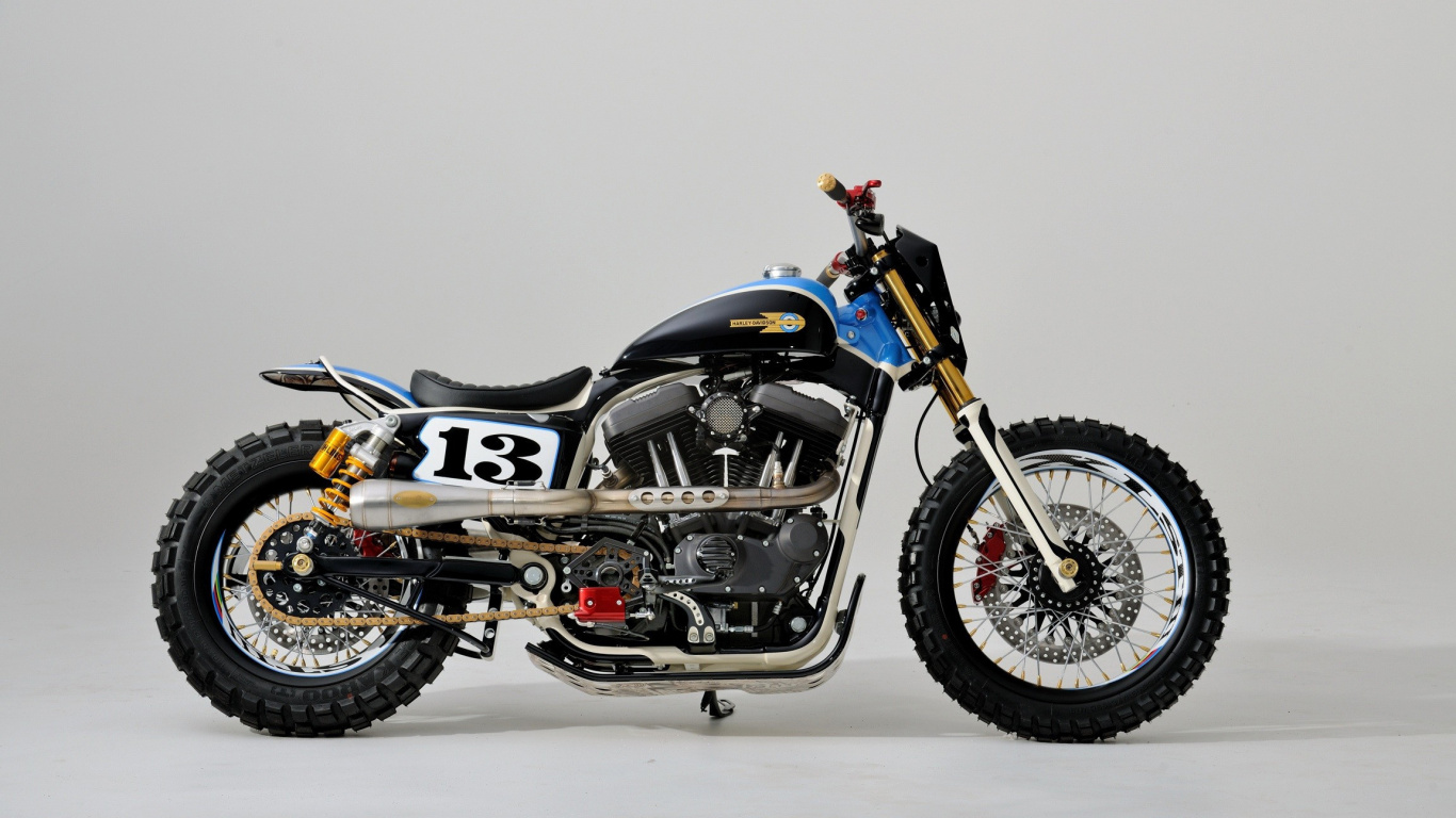 Обои мотоцикл, авто, автомобильные шины, обод, harley davidson cvo в разрешении 1366x768