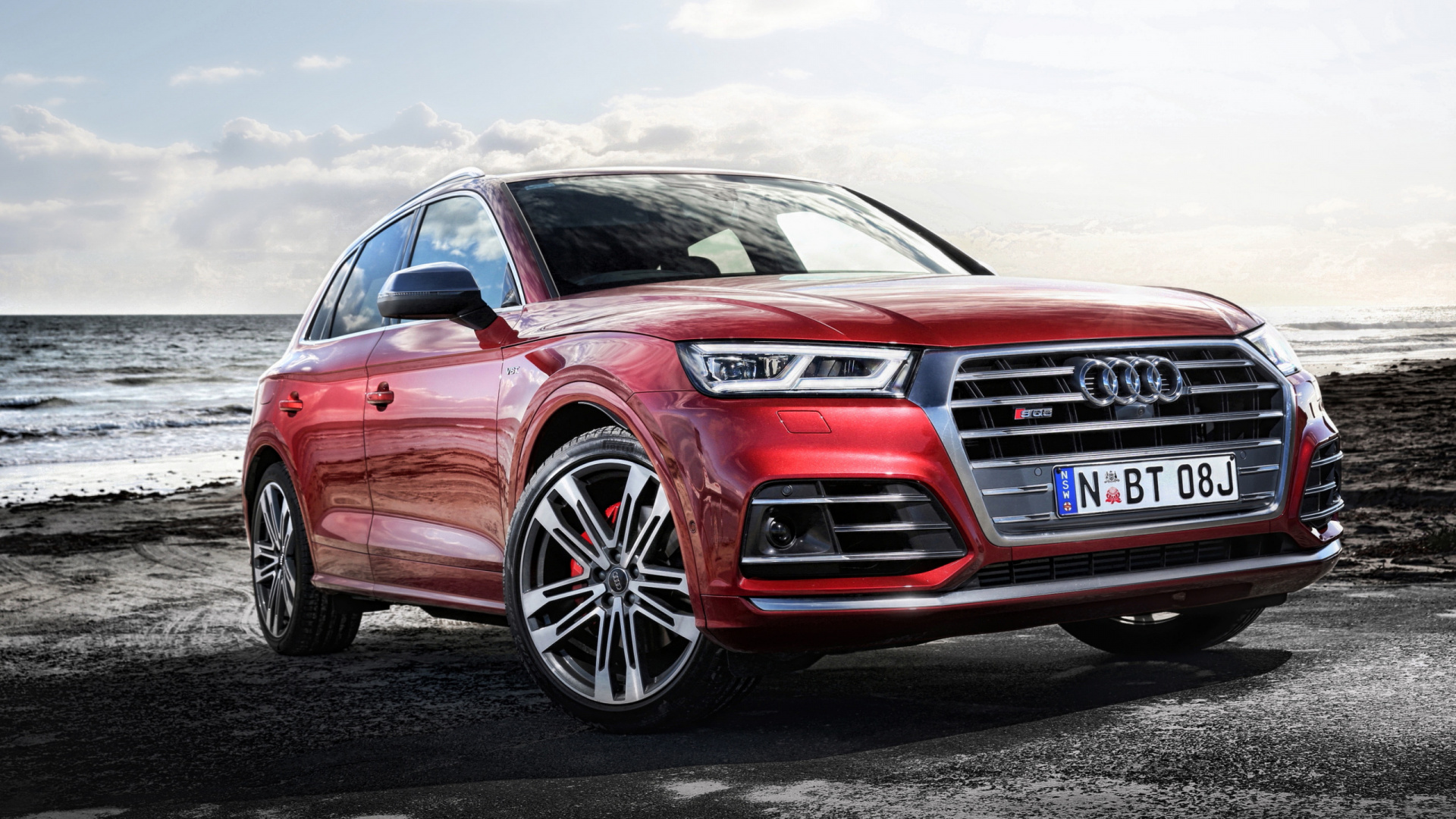 Обои обои ауди q5, audi, 2017 ауди кв5, легковые автомобили, 2019 Ауди Q5 в разрешении 1920x1080
