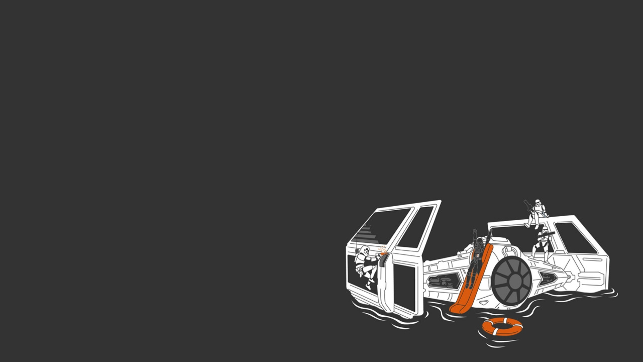 Обои звездные войны, дизайн, лого, программа, автомобильный дизайн в разрешении 1280x720