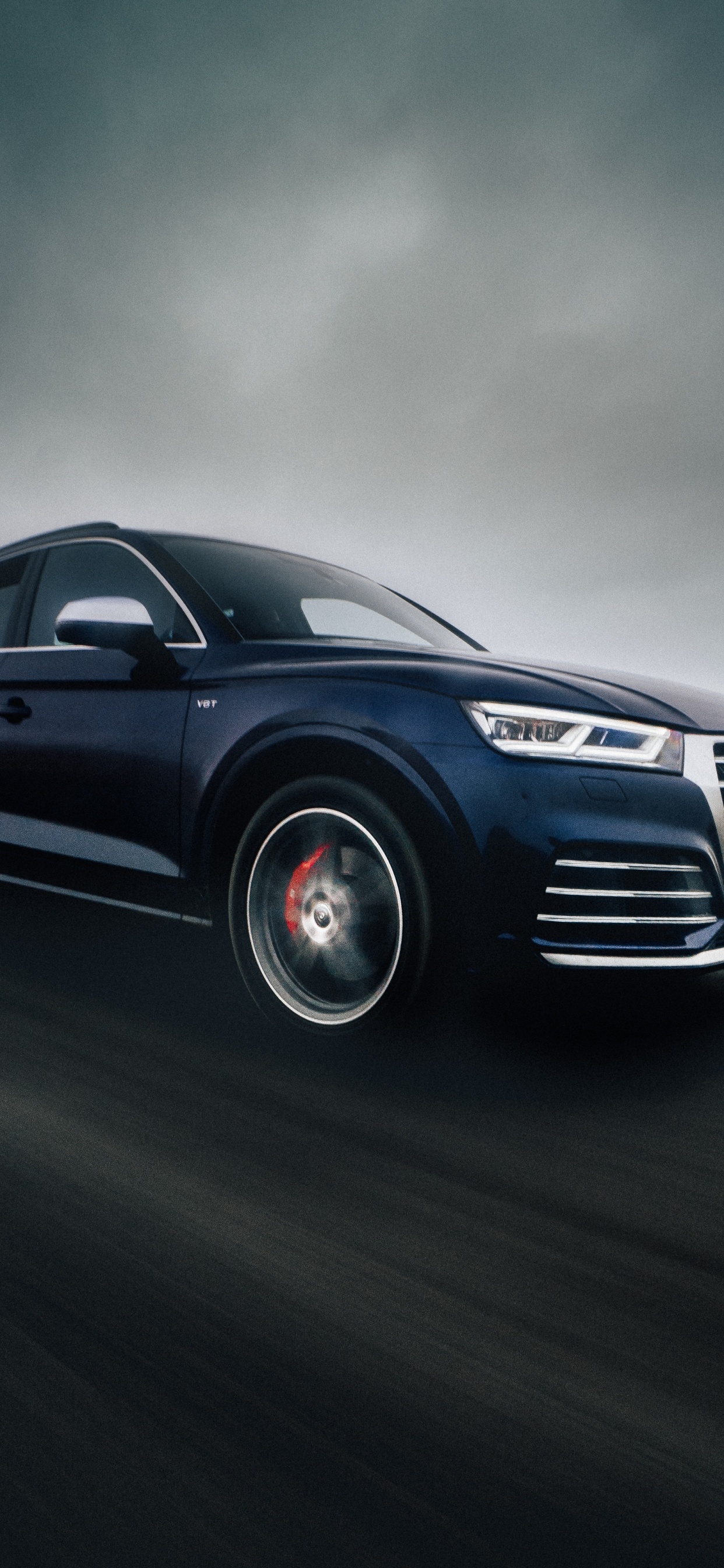 Обои авто, audi, Ауди q7, представительский автомобиль, обод в разрешении 1242x2688