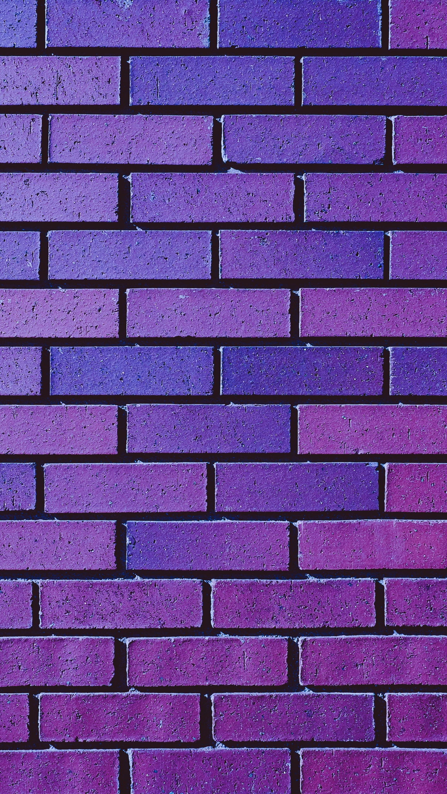 Обои кирпич, стена, кирпичная кладка, пурпур, Фиолетовый в разрешении 1440x2560