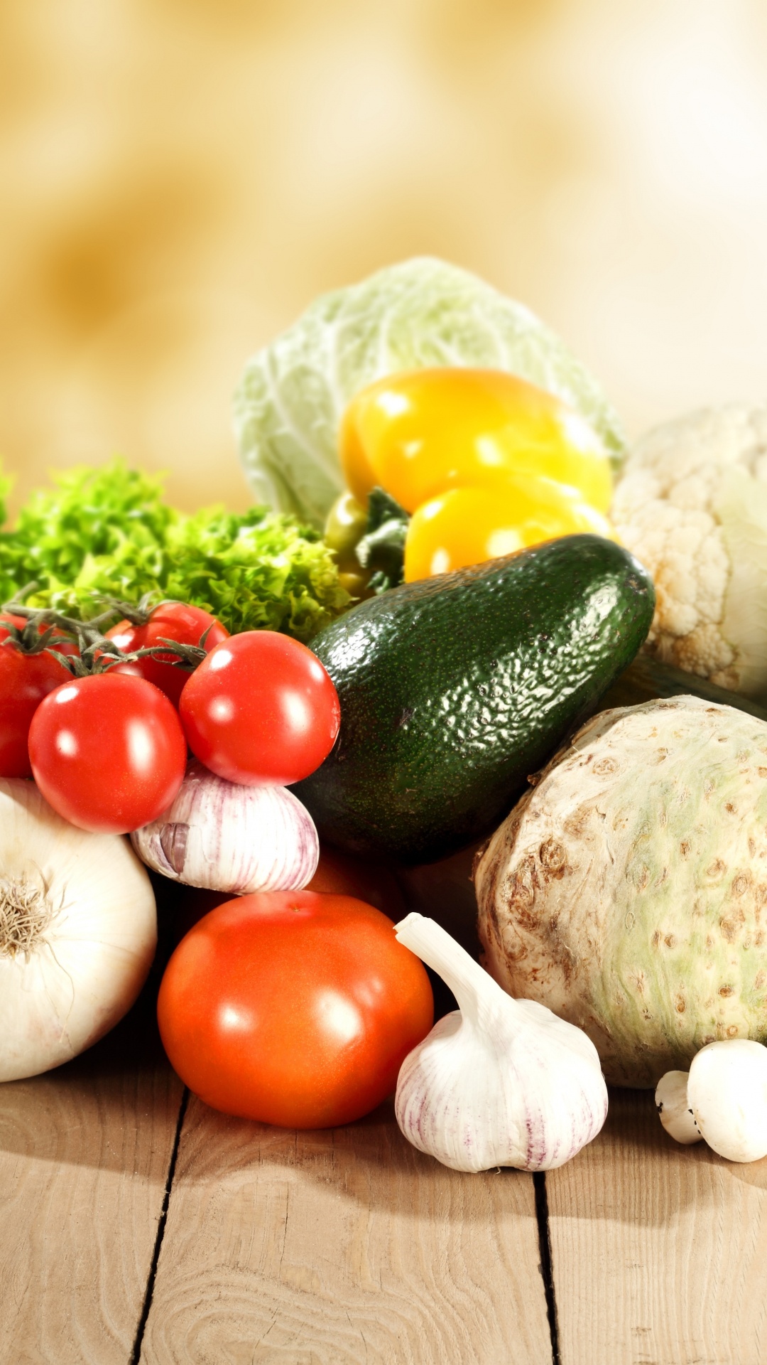Обои овощ, природные продукты, пища, вегетарианская пища, ингредиент в разрешении 1080x1920