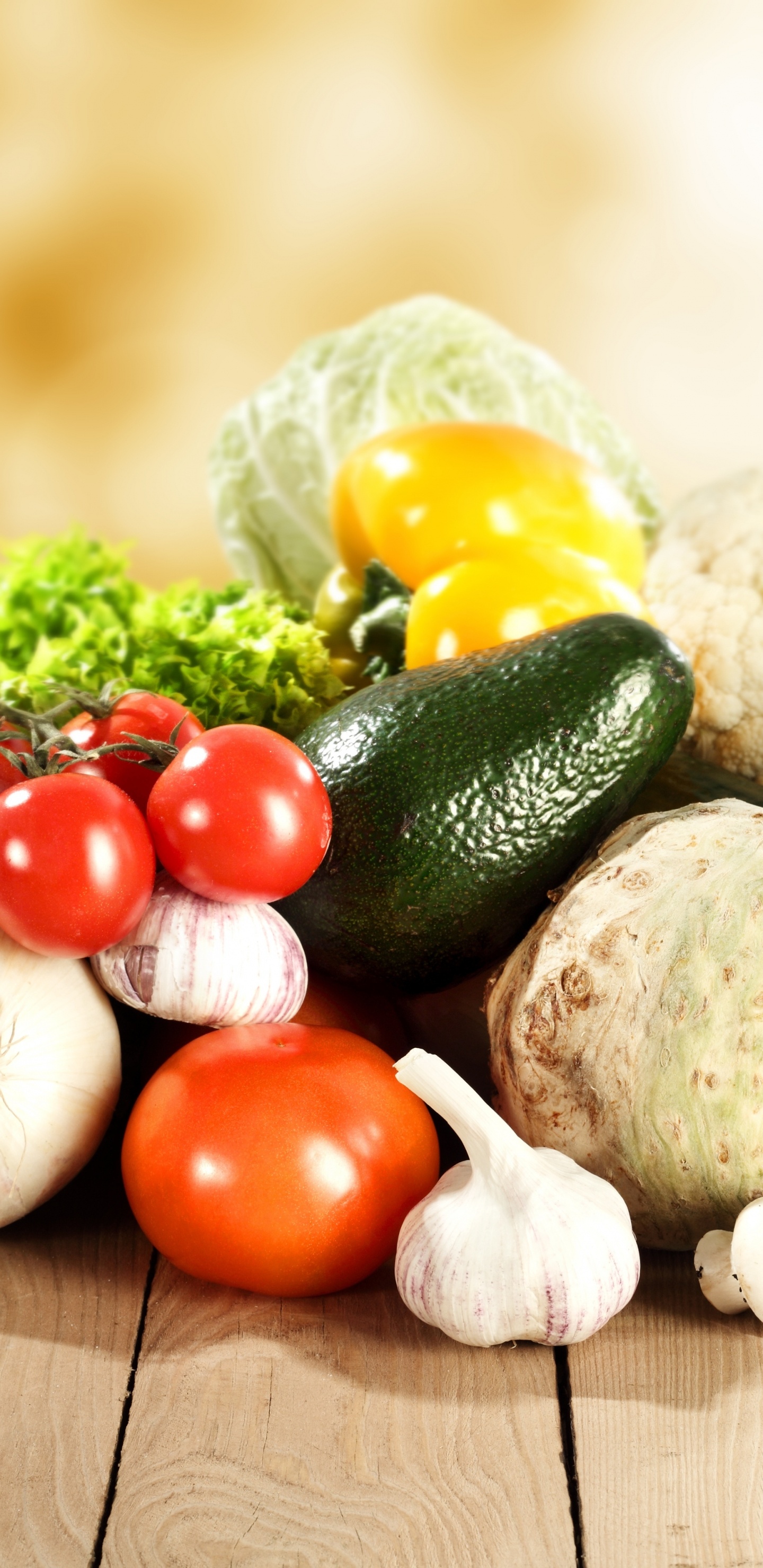 Обои овощ, природные продукты, пища, вегетарианская пища, ингредиент в разрешении 1440x2960