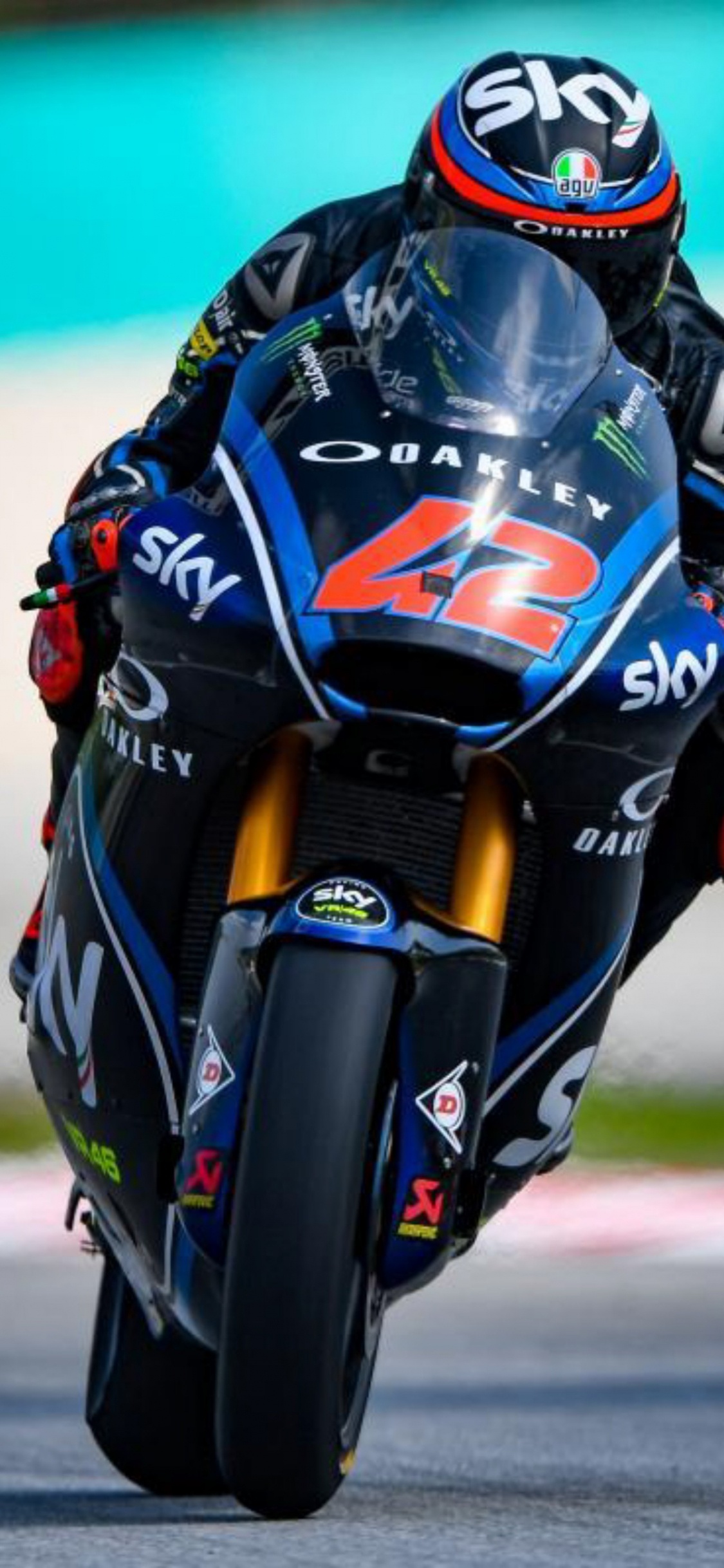 Обои супербайк, Франческо Банья, 2018 мото2 сезон, Гран При Катара, Pramac И Другие Гонки в разрешении 1125x2436