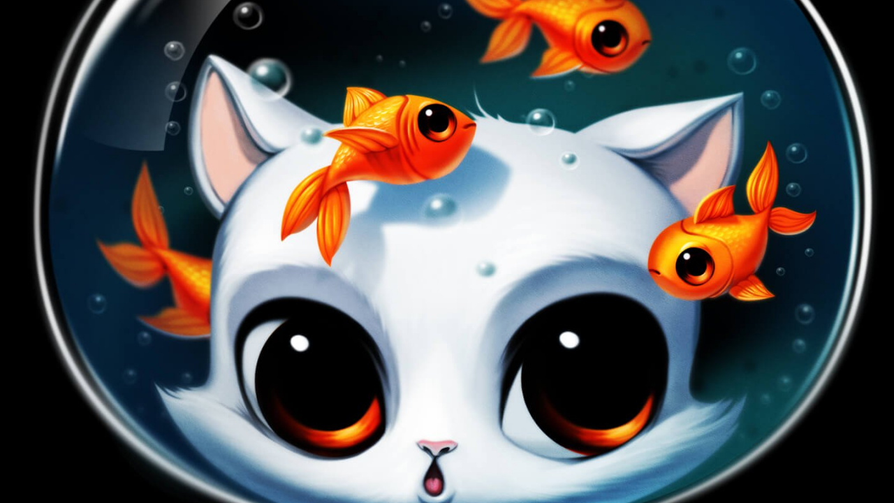 Обои Апельсин, футболка, голова, глаз, жидкий в разрешении 1280x720