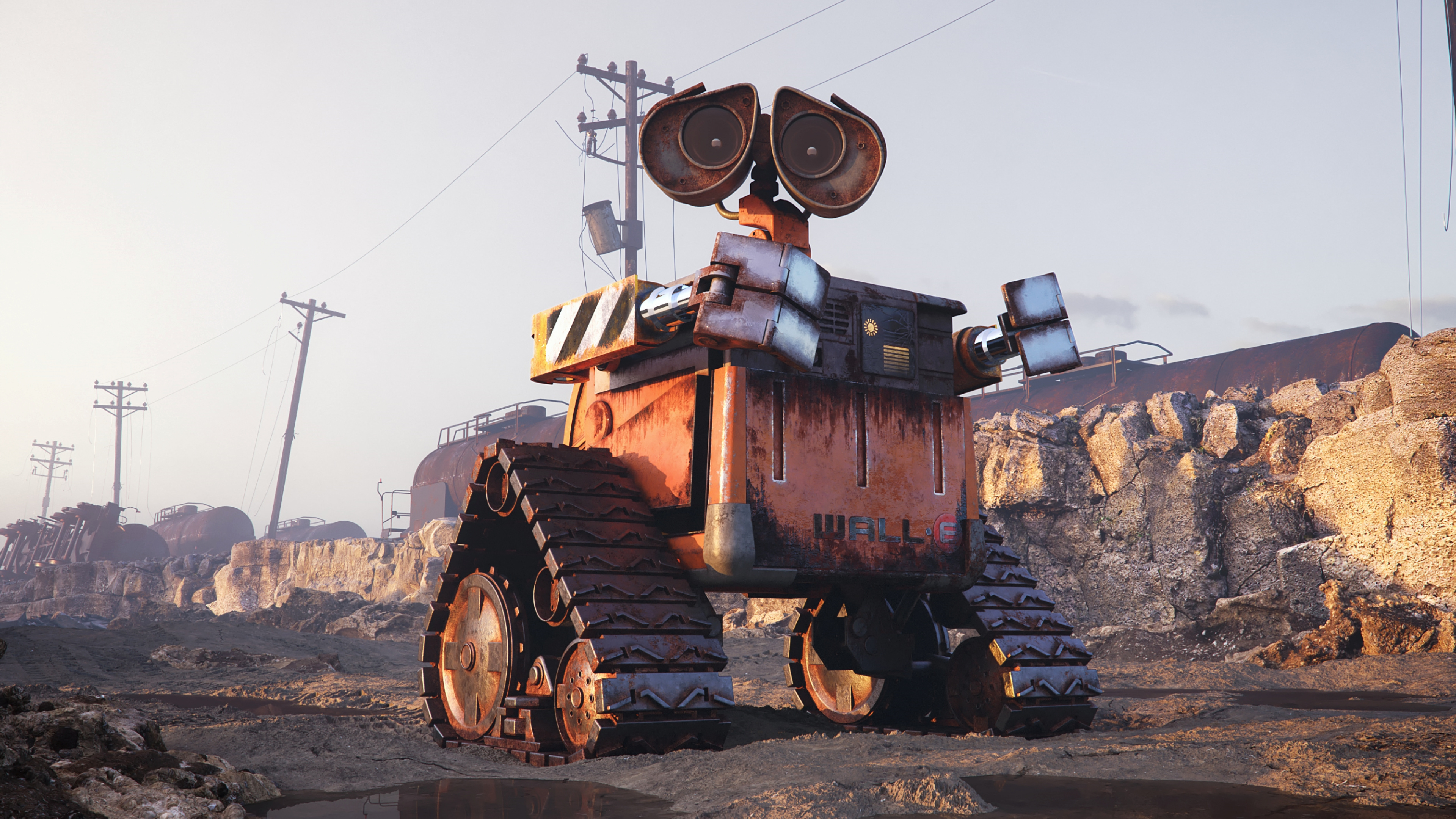 Обои Валл-и в разрешении 3840x2160