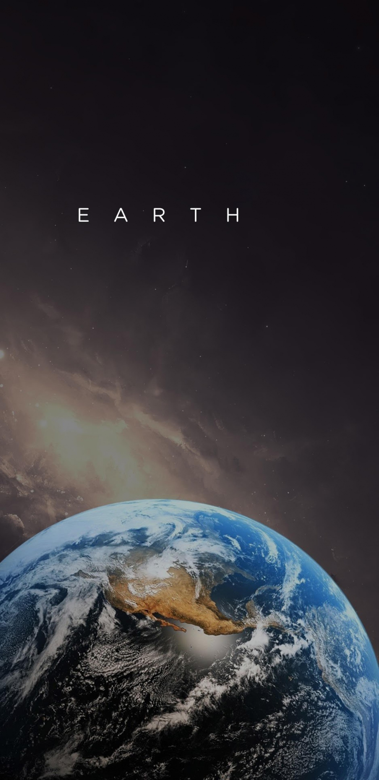 Обои земля, планета, атмосфера, мир, облако в разрешении 1440x2960